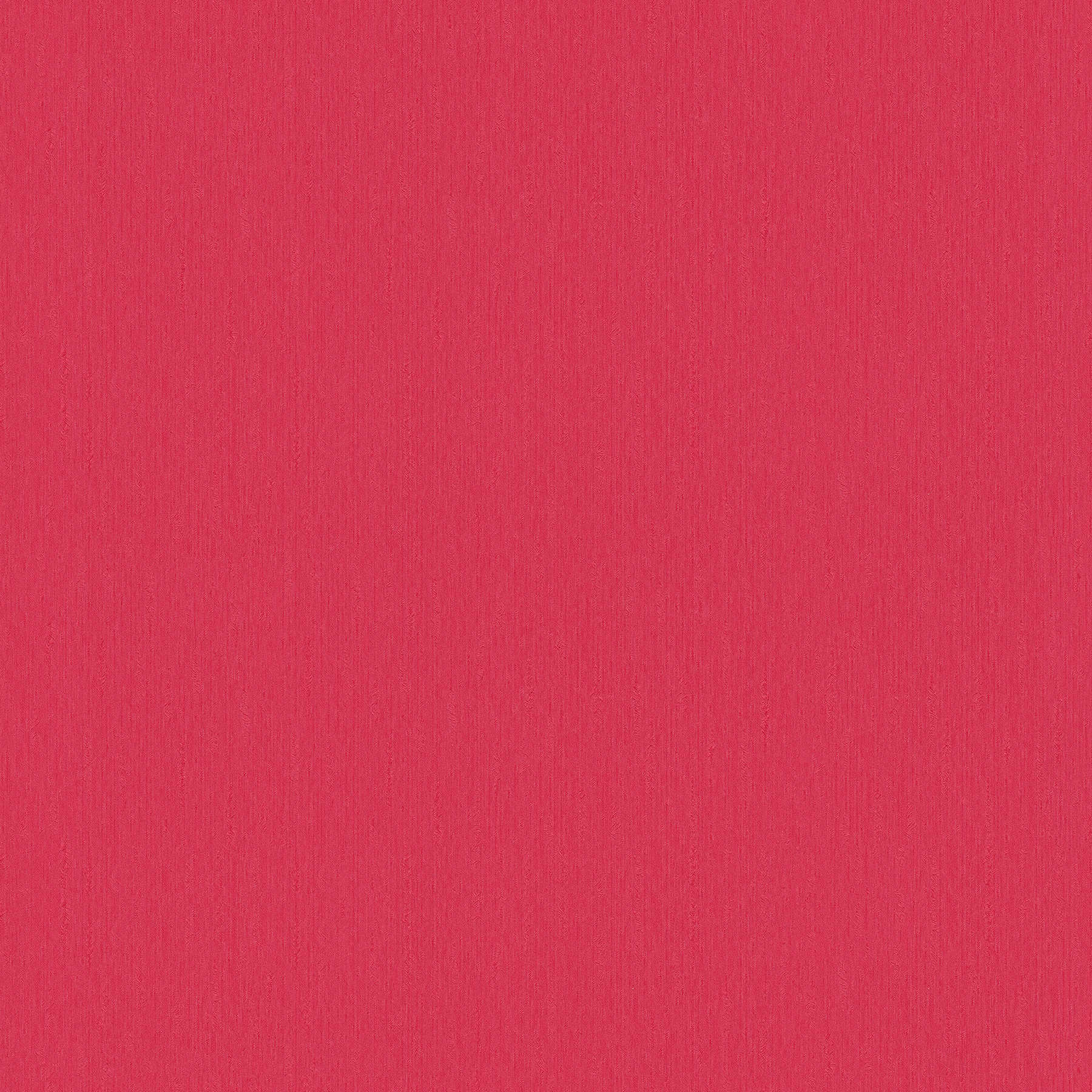 Red non-woven wallpaper intense fuchsia with satin finish
