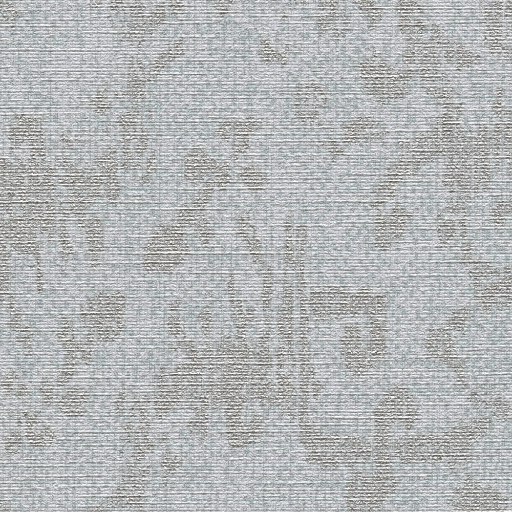             Textile optics wallpaper ethnic ornament pattern - grey
        
