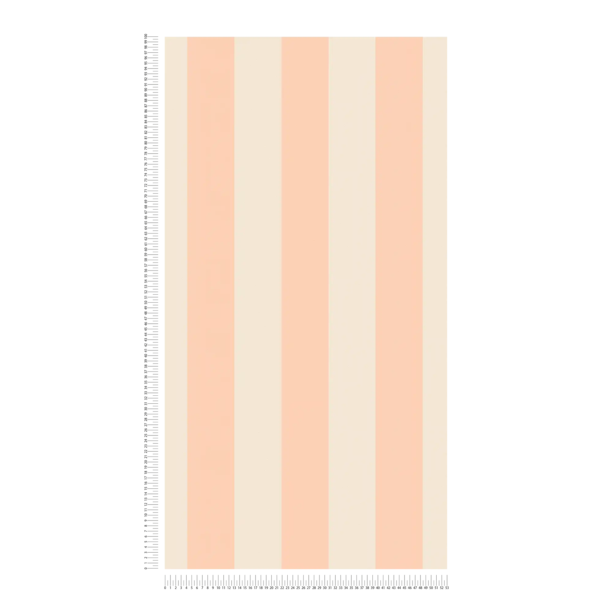            Vliesbehang met blokstrepen in zachte tinten - crème, roze
        