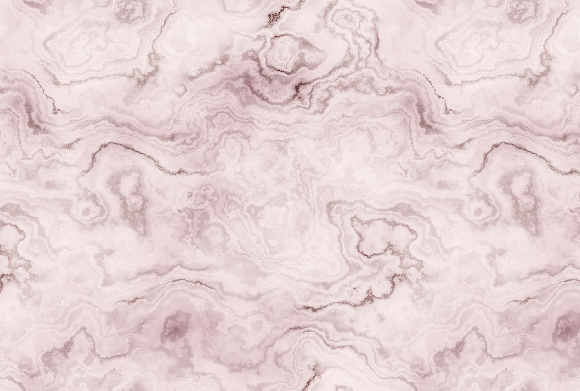             Carrara 3 - Elegant marmerlook behang - roze, rood | paarlemoer glad vlies
        