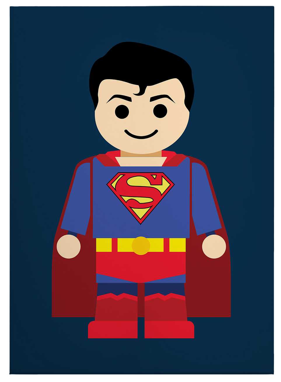             Canvas print Superman by Gomes – colourful
        