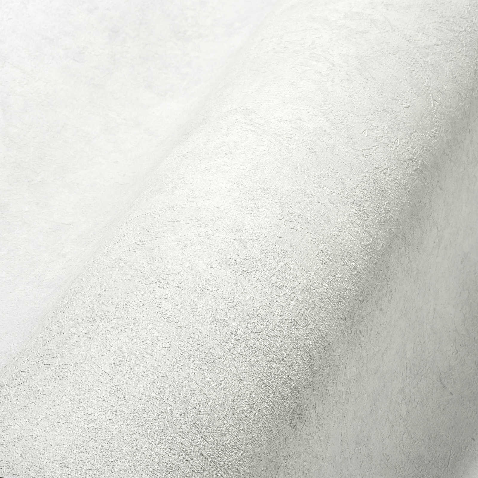             Papel pintado unitario con textura en tonos sutiles - blanco, gris
        