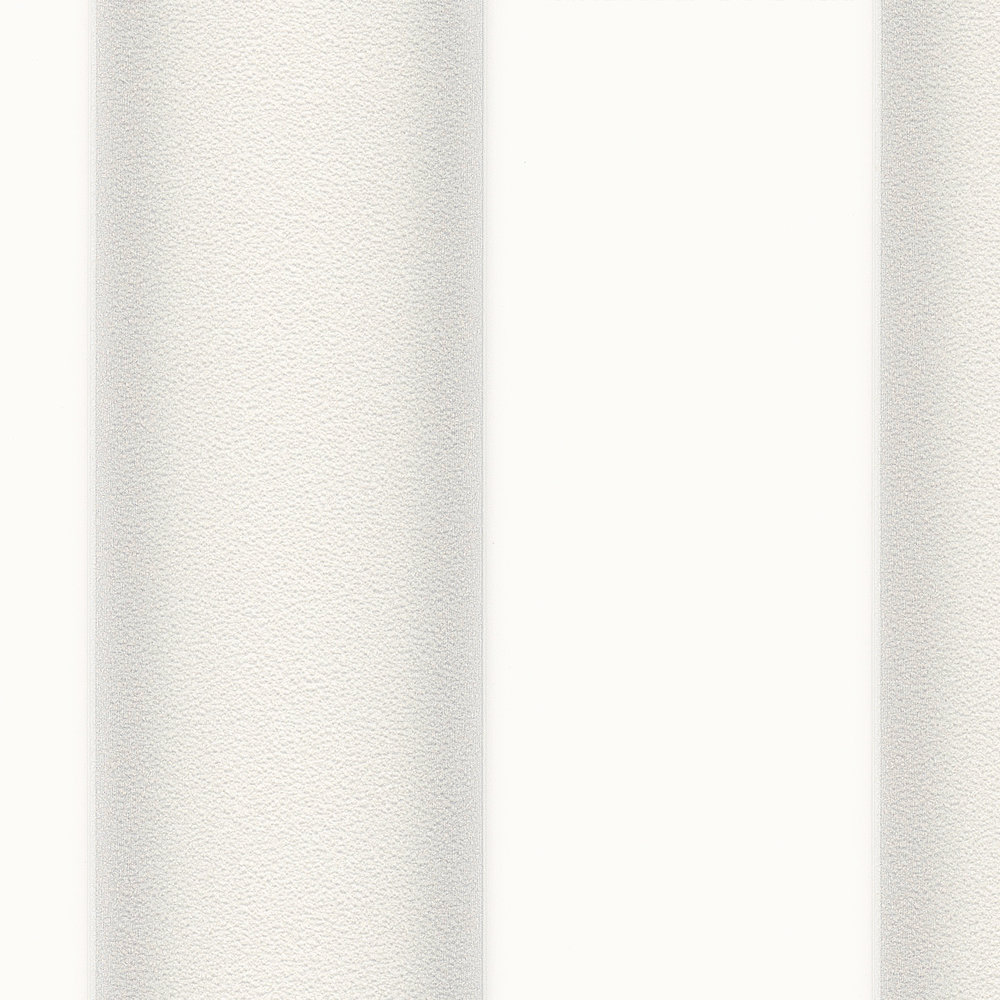             Papel pintado metálico con rayas de plástico - gris, blanco
        