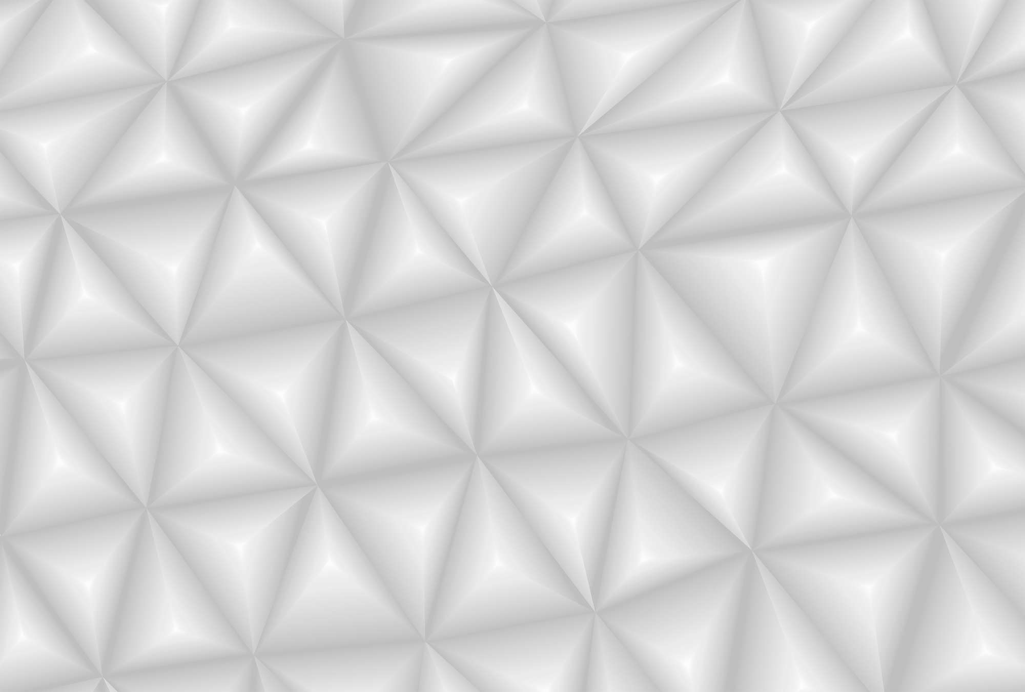             Carta da parati 3D grigia con motivo grafico a triangoli
        