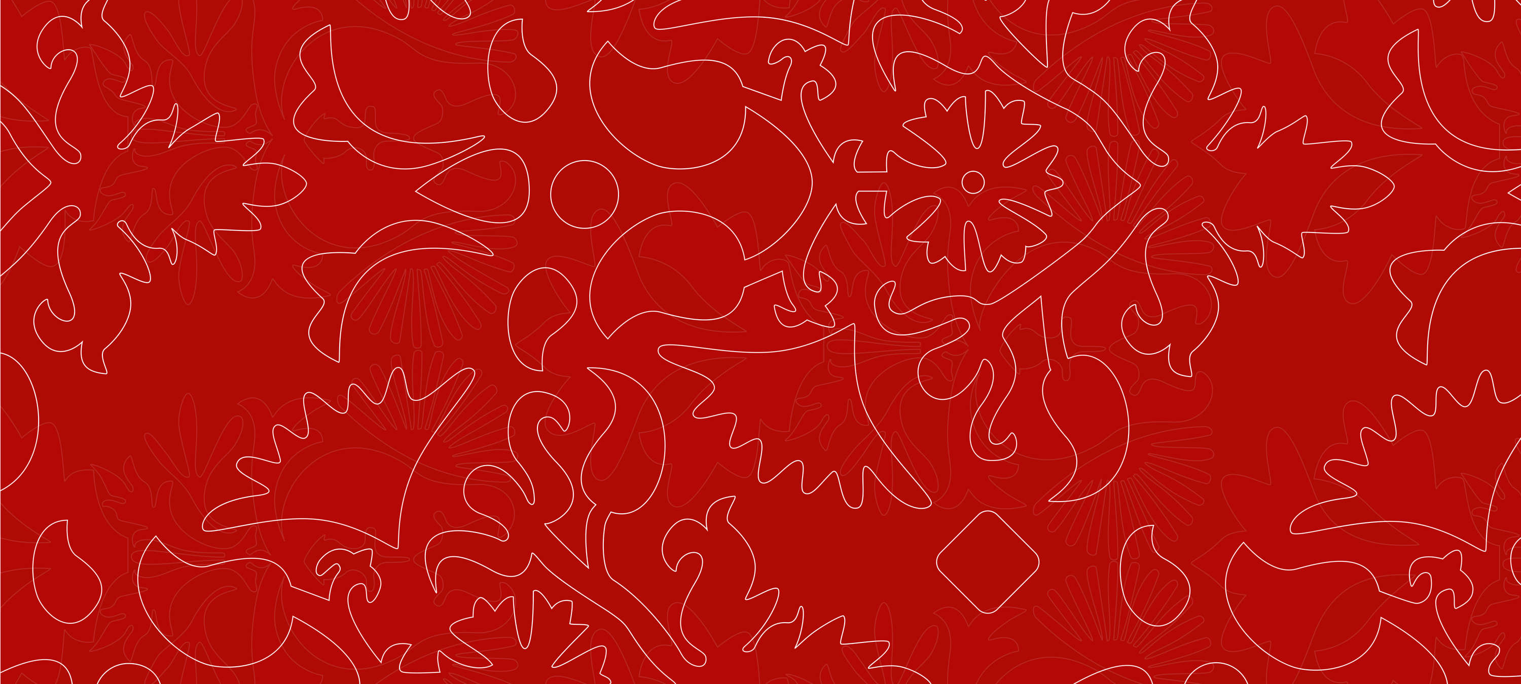             Papier peint rouge signal avec design de lignes - rouge, blanc
        