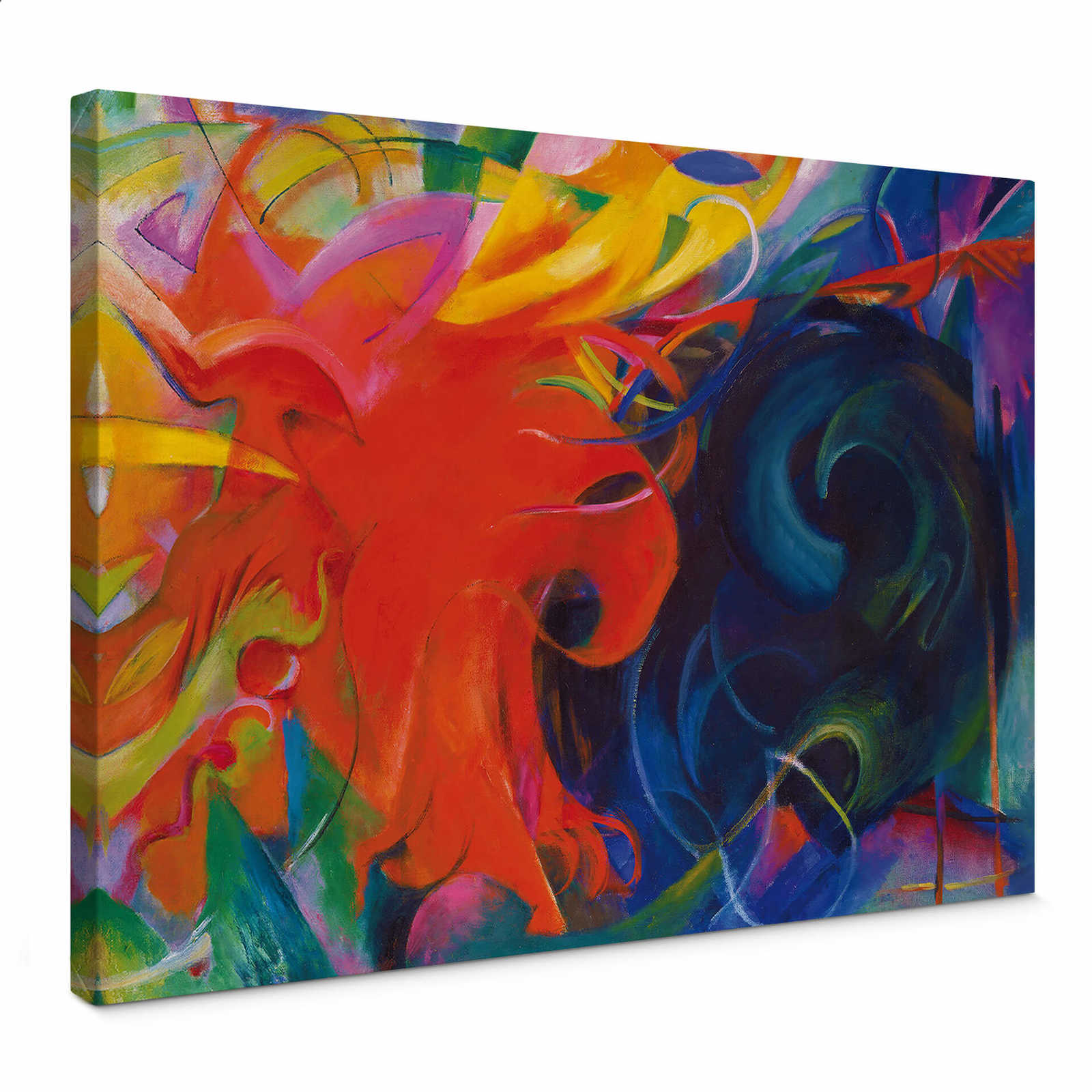         Canvas print "Fighting figures" by Franz Marc
    