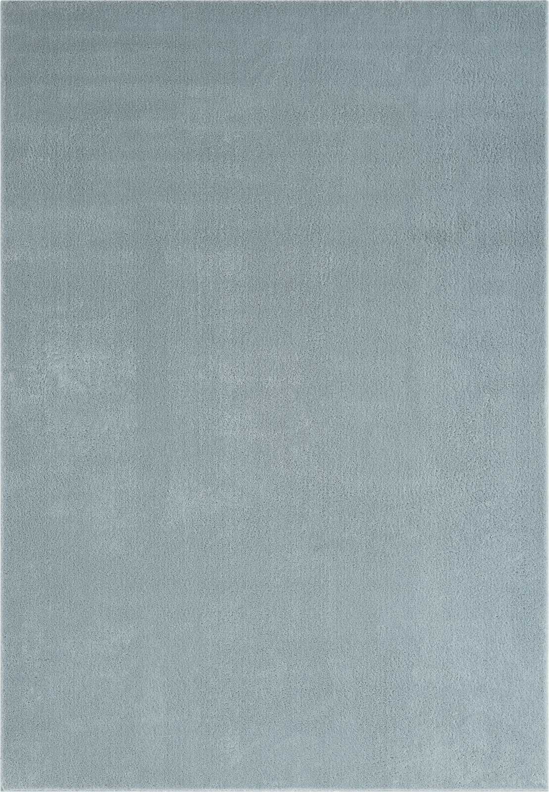             Pluizig hoogpolig tapijt in blauw - 110 x 60 cm
        