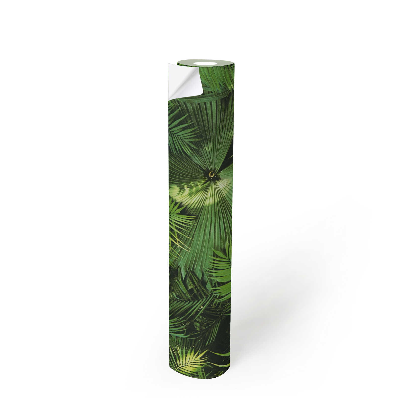             Papier peint autocollant | Feuilles de la jungle motif jungle verte
        