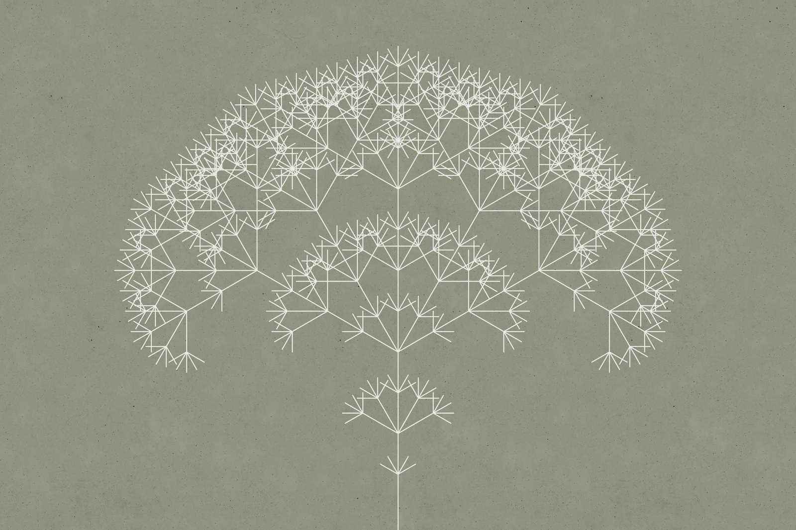             Quadro su tela Dandelions Tree | verde, bianco - 0,90 m x 0,60 m
        