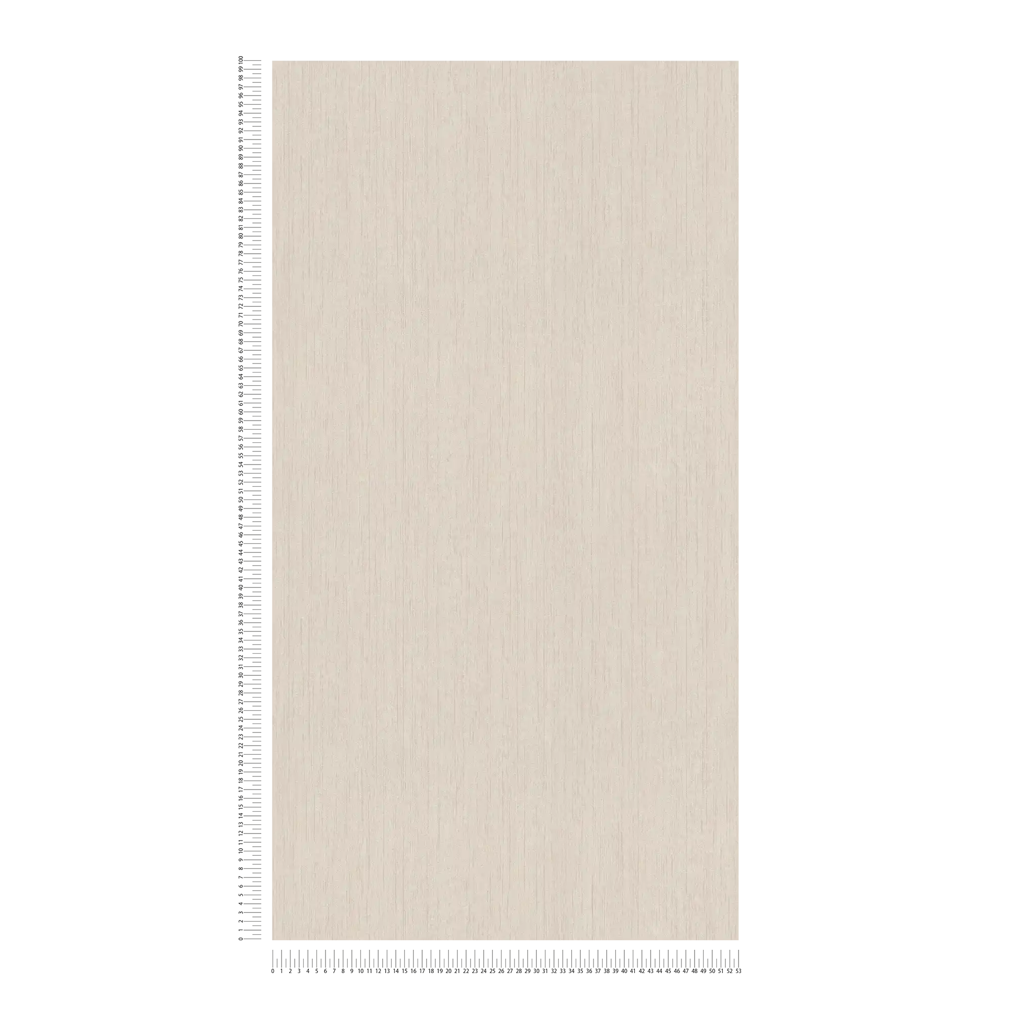             Carta da parati effetto legno beige bambù con struttura in rilievo
        