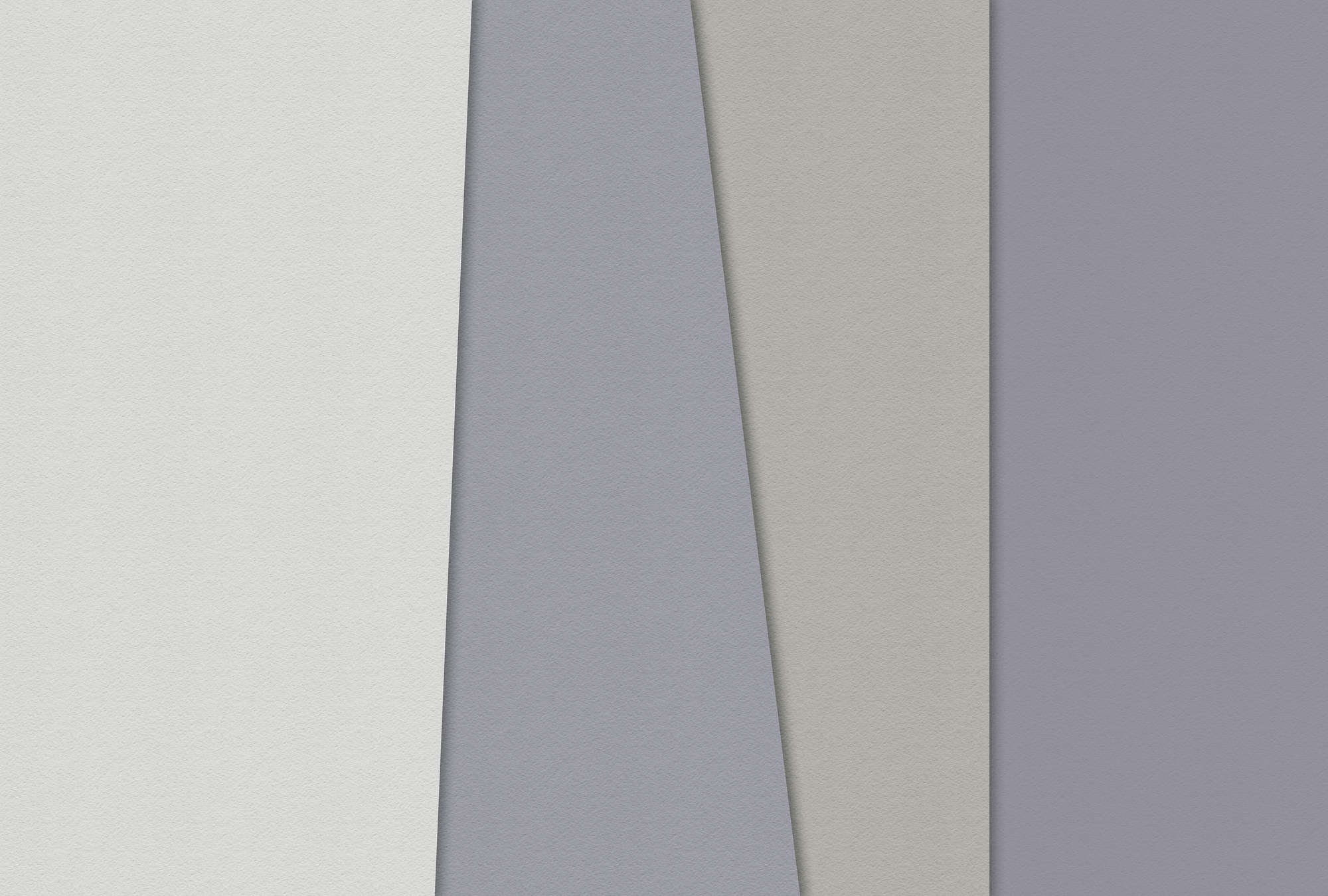             Layered paper 2 - Papier peint graphique, texture de papier à la cuve design minimaliste - crème, vert | Intissé lisse mat
        
