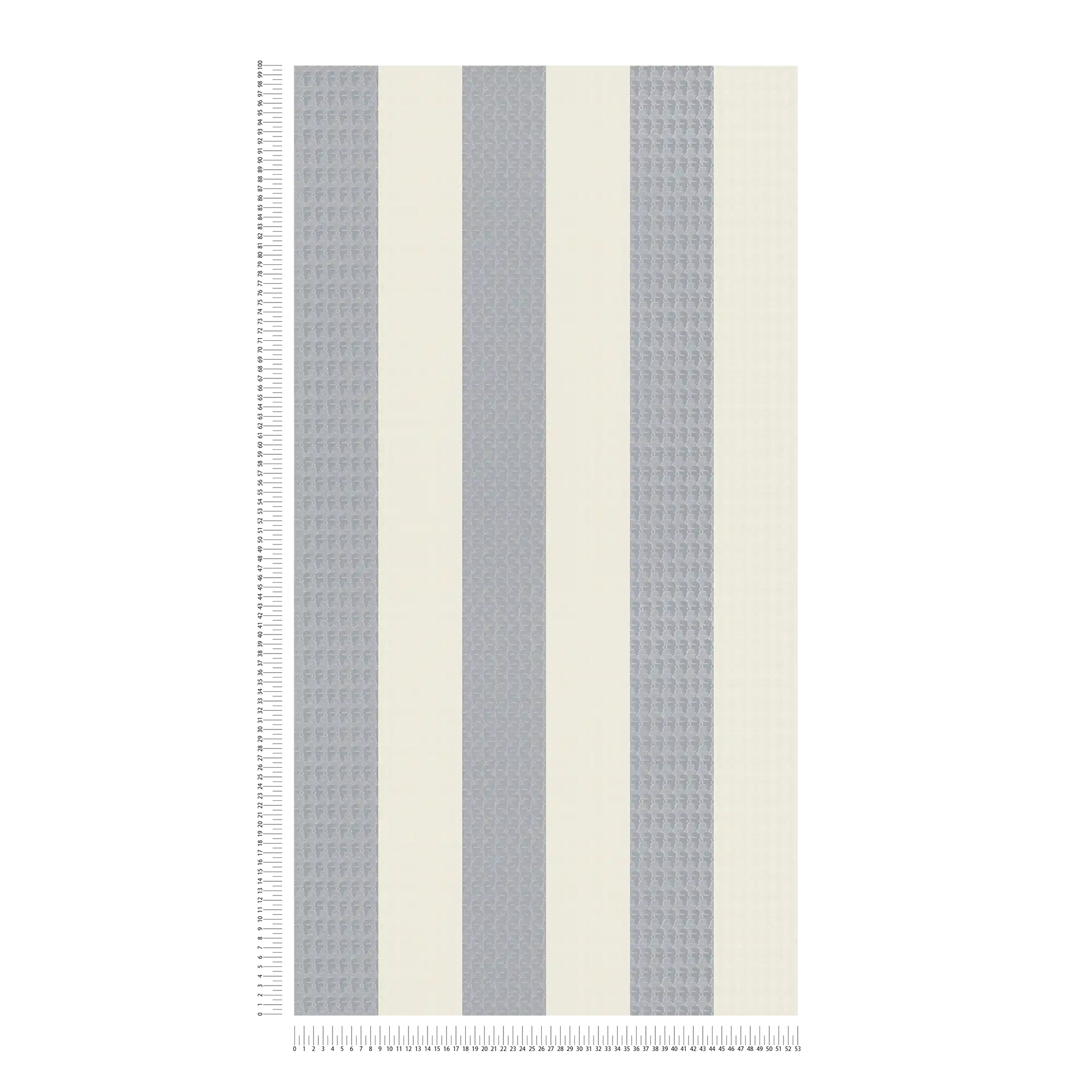             Wallpaper Karl LAGERFELD stripes & texture pattern - cream, grey
        