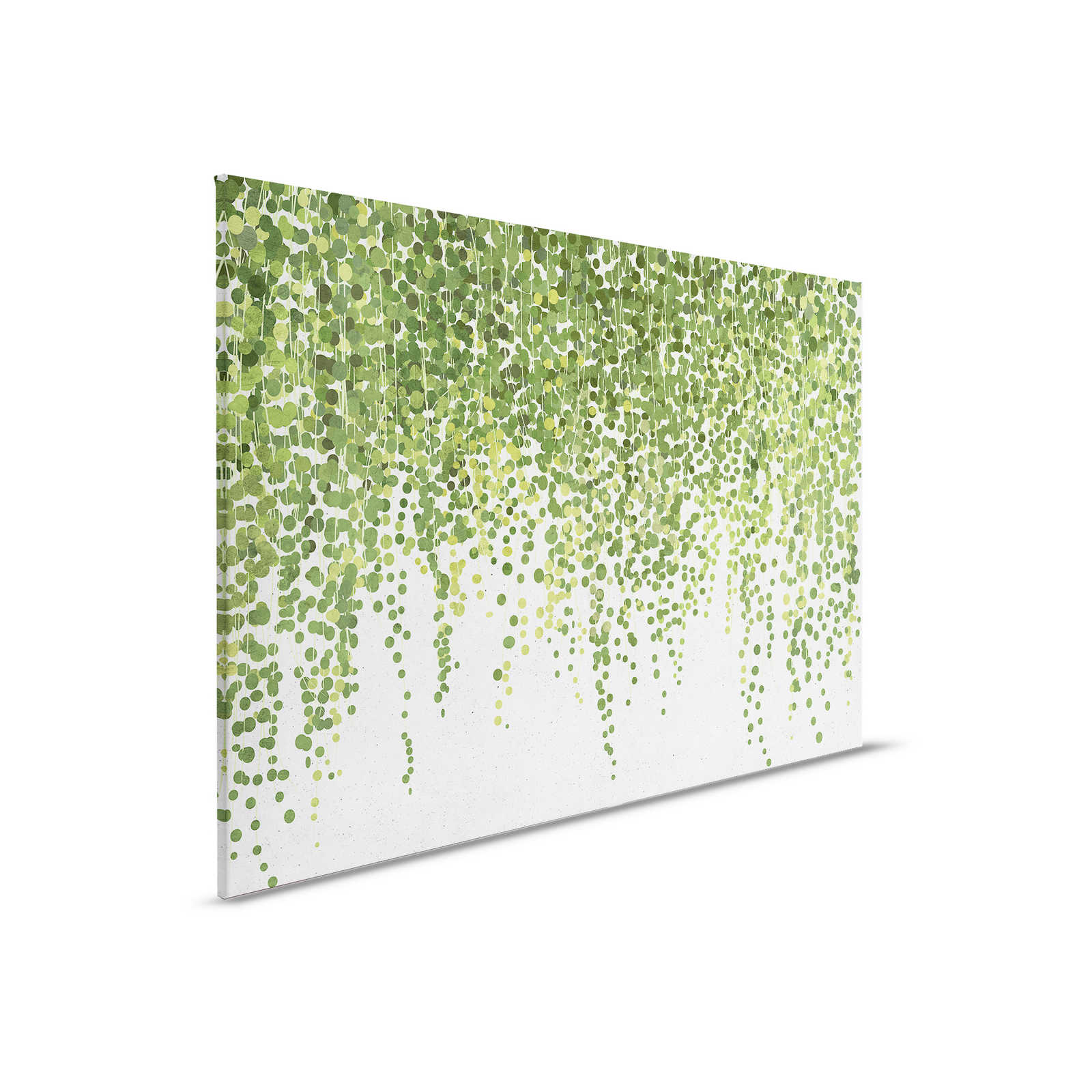 Hanging Garden 1 - Canvas painting Leaves vines, hanging garden - 0,90 m x 0,60 m
