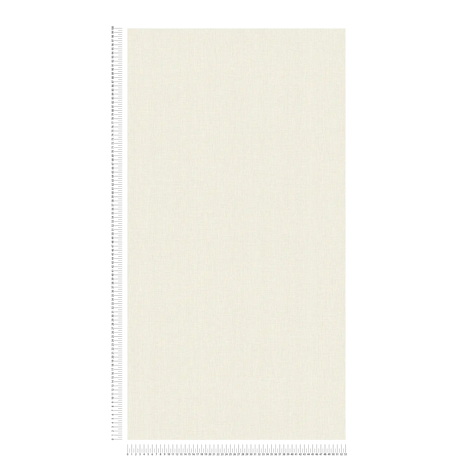             Papier peint intissé crème ivoire mat avec structure textile
        