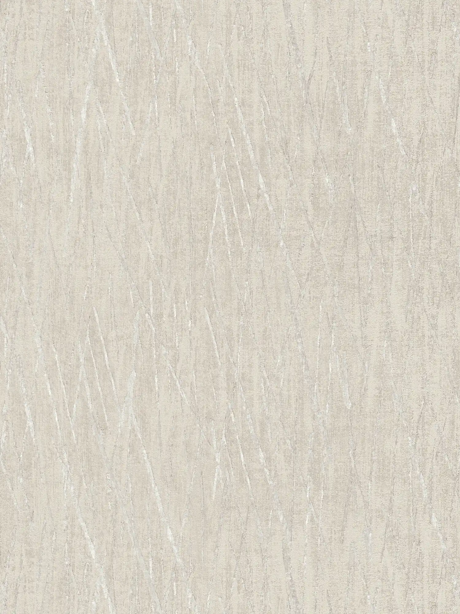 Scandinavian wallpaper with metallic design - grey, metallic
