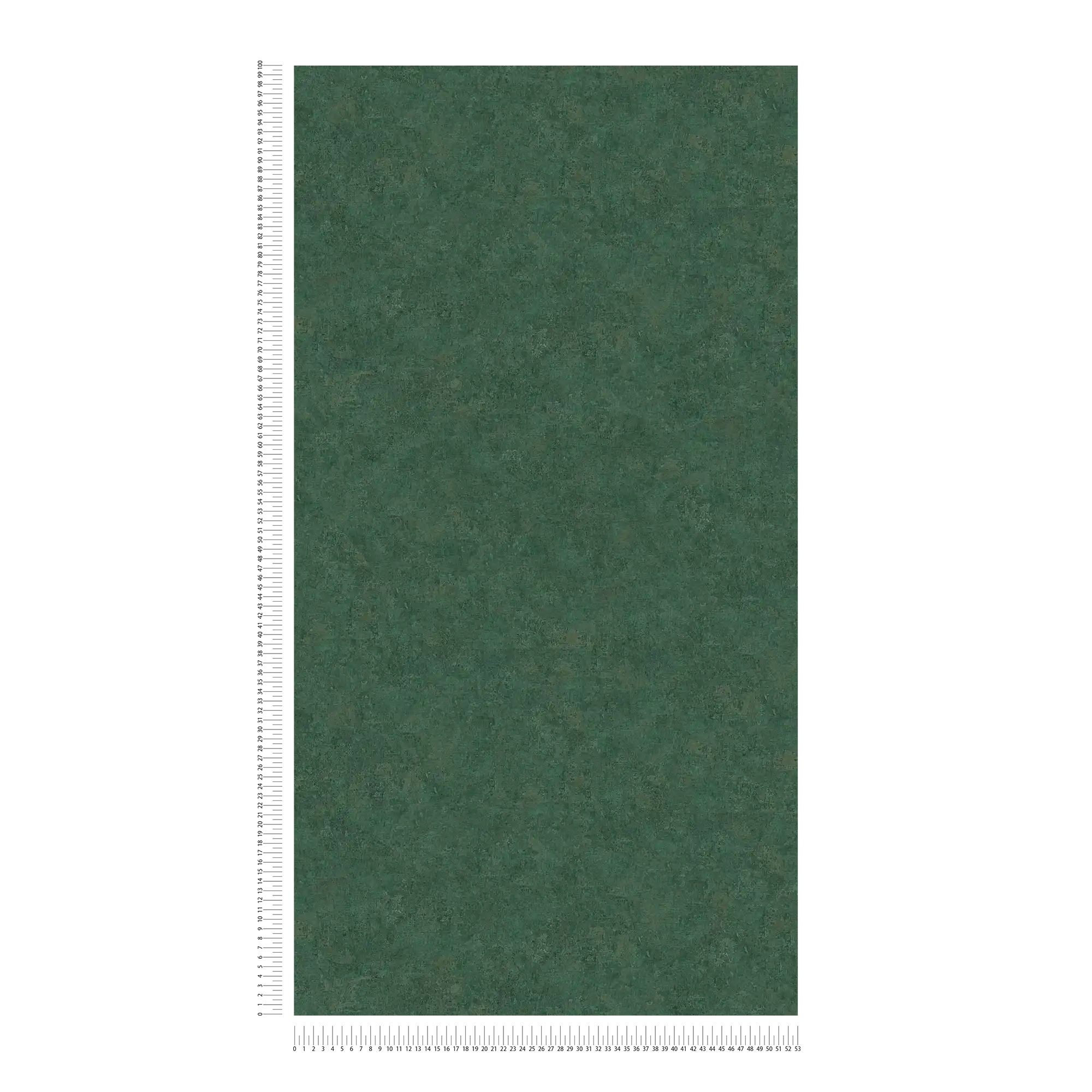             Papel pintado no tejido liso, patrón de colores y aspecto vintage - verde
        