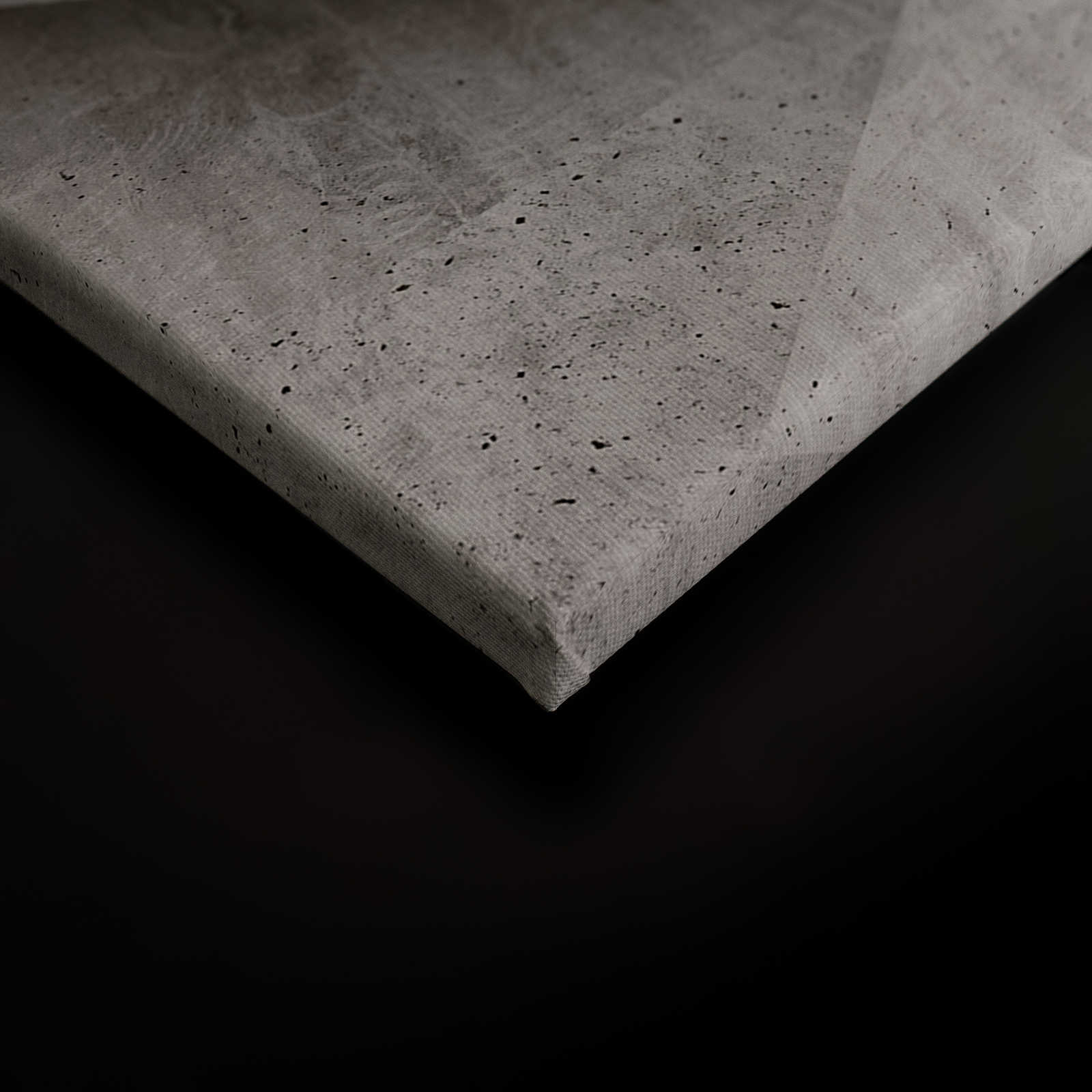             Boulder 1 - Cool 3D Concrete Polygons Canvas Painting - 1.20 m x 0.80 m
        
