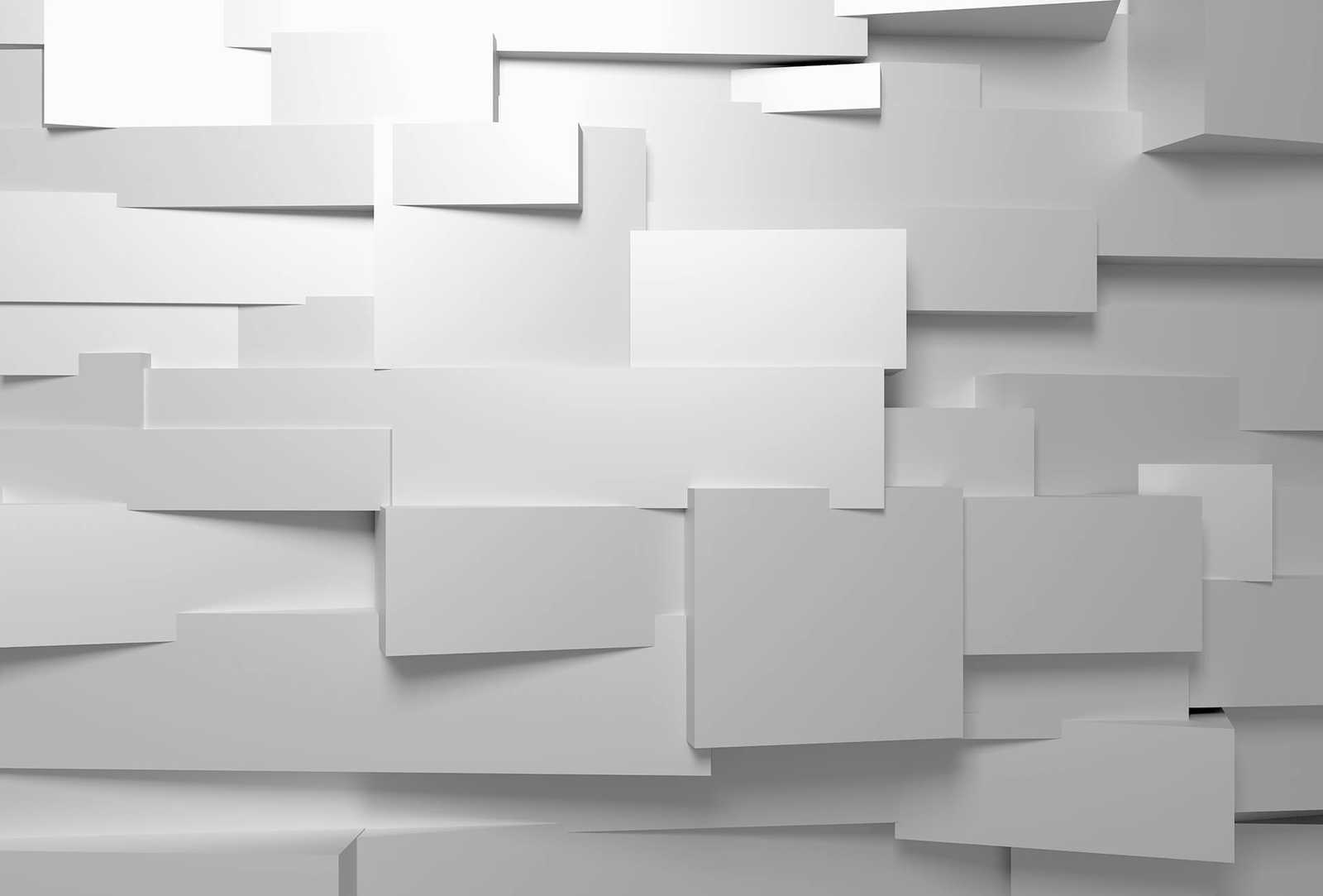         Photo wallpaper 3D Graphic Modern Facet Effect - White
    