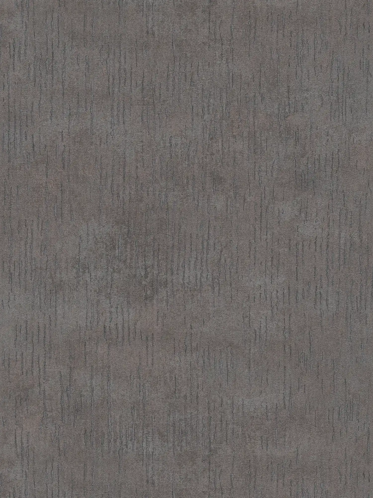 Papier peint uni anthracite avec aspect métallisé - gris, métallisé, noir
