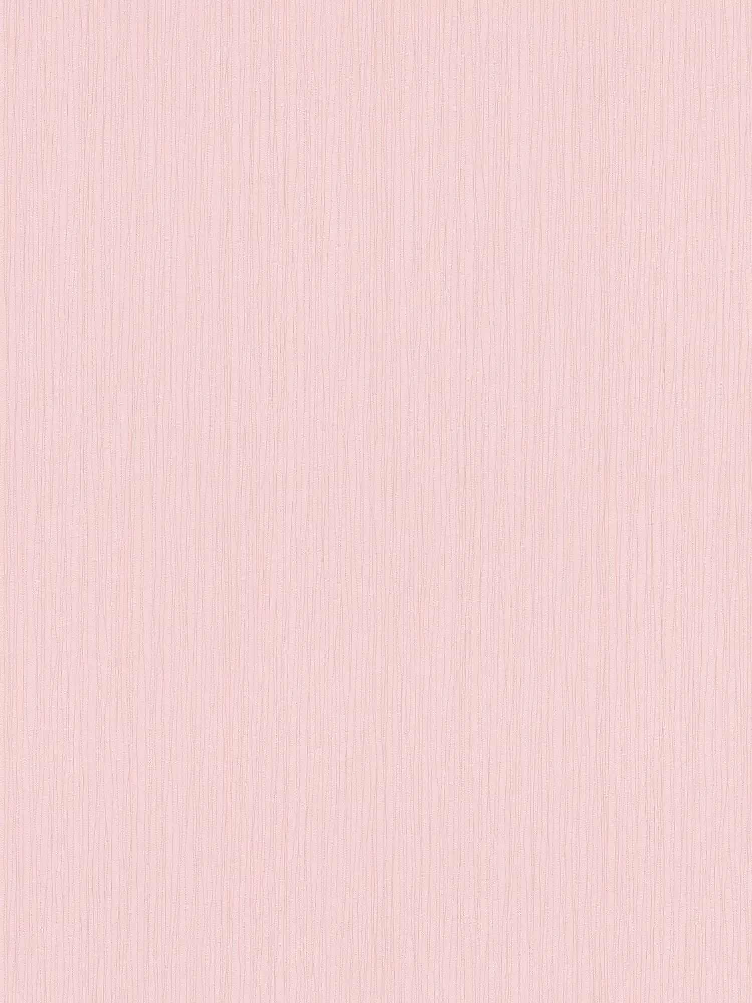 Papier peint pour chambre d'enfant fille avec structure de lignes - rose
