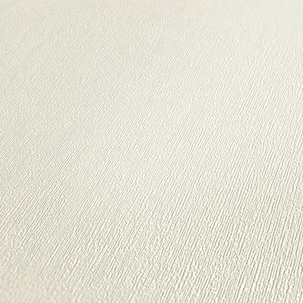             papier peint en papier lumineux premium à structure textile chiné - crème
        
