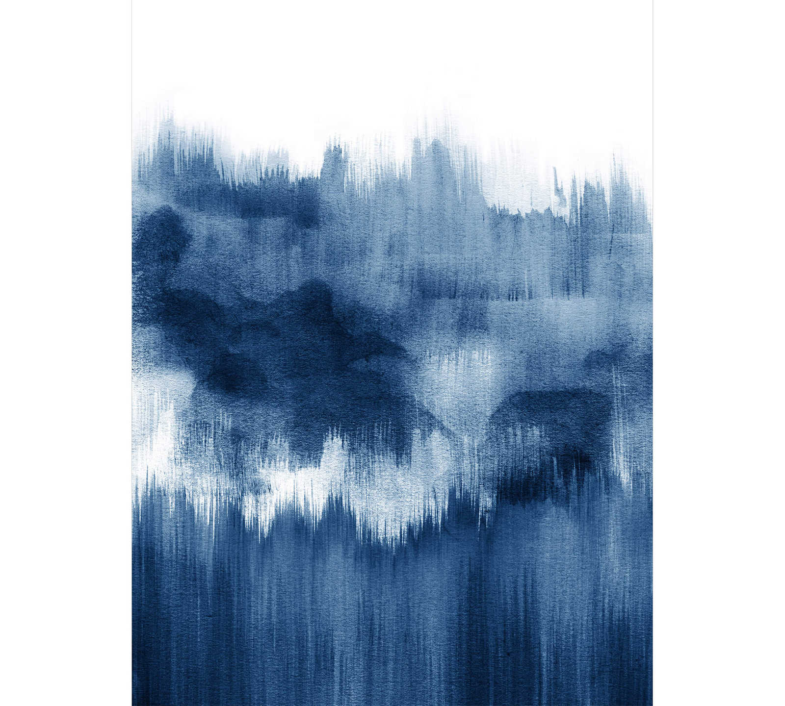         Narrow photo wallpaper brush strokes blue
    