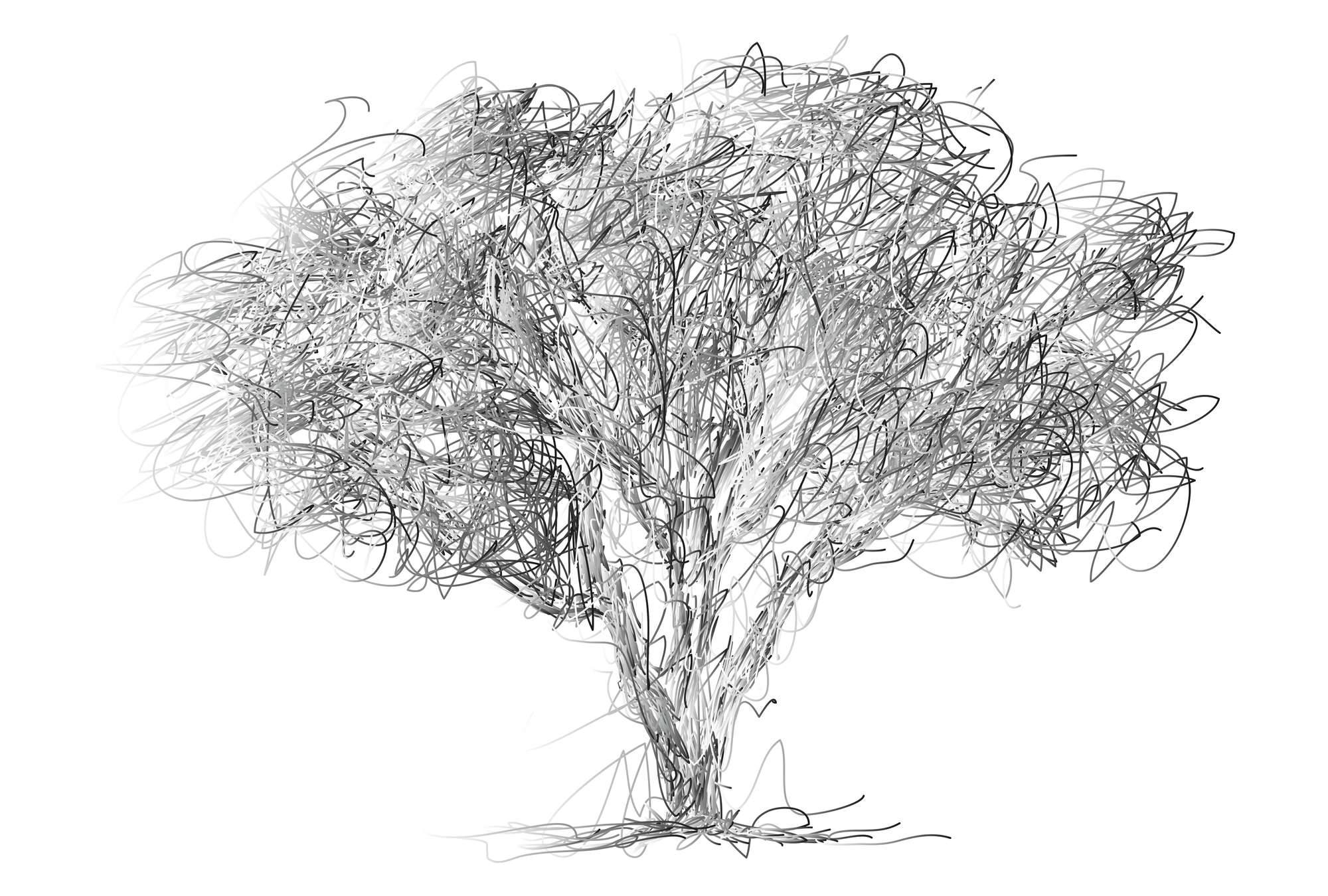             Papier peint Dessin d'arbre en ligne
        