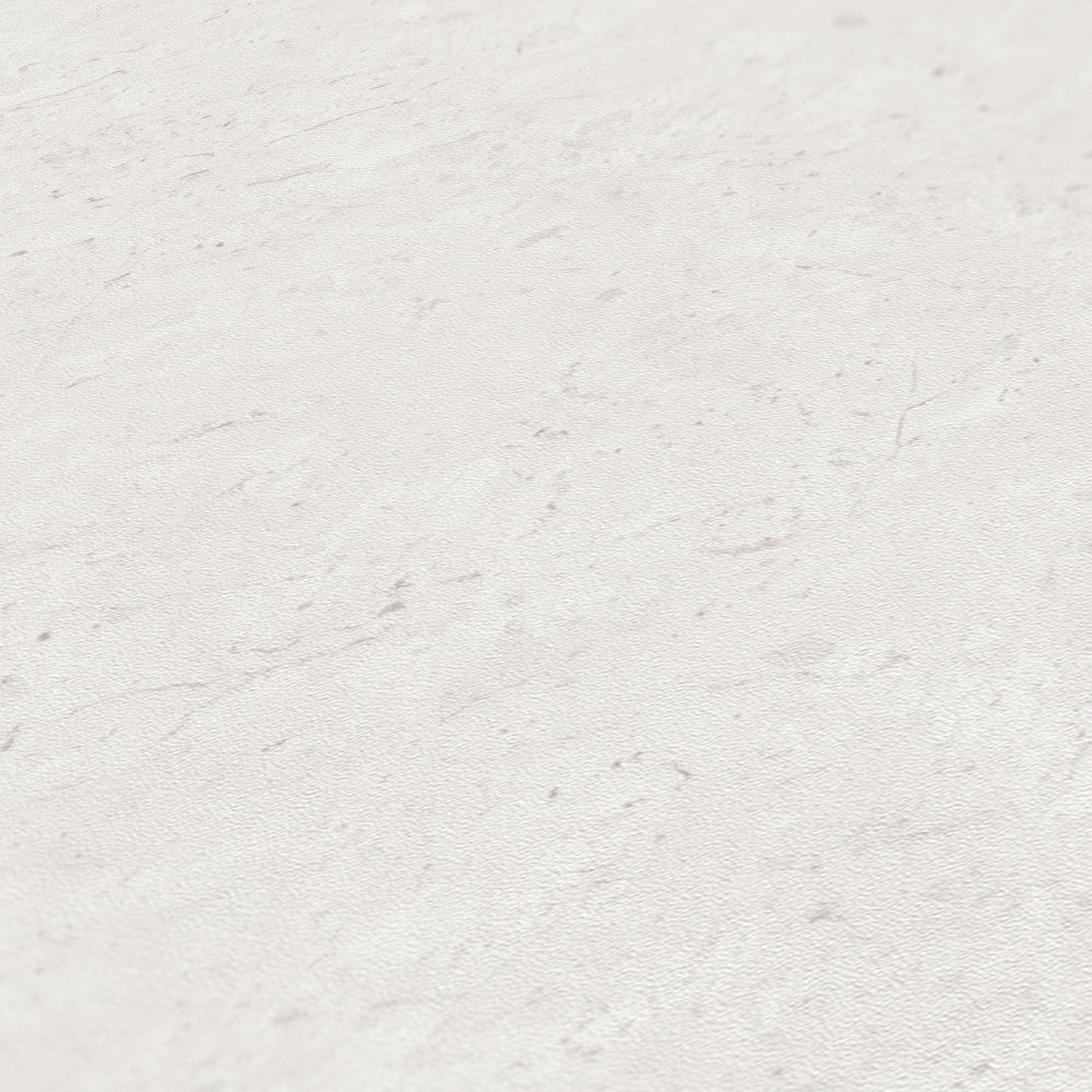             Carta da parati in tessuto non tessuto a tinta unita con effetto cemento - grigio, bianco
        