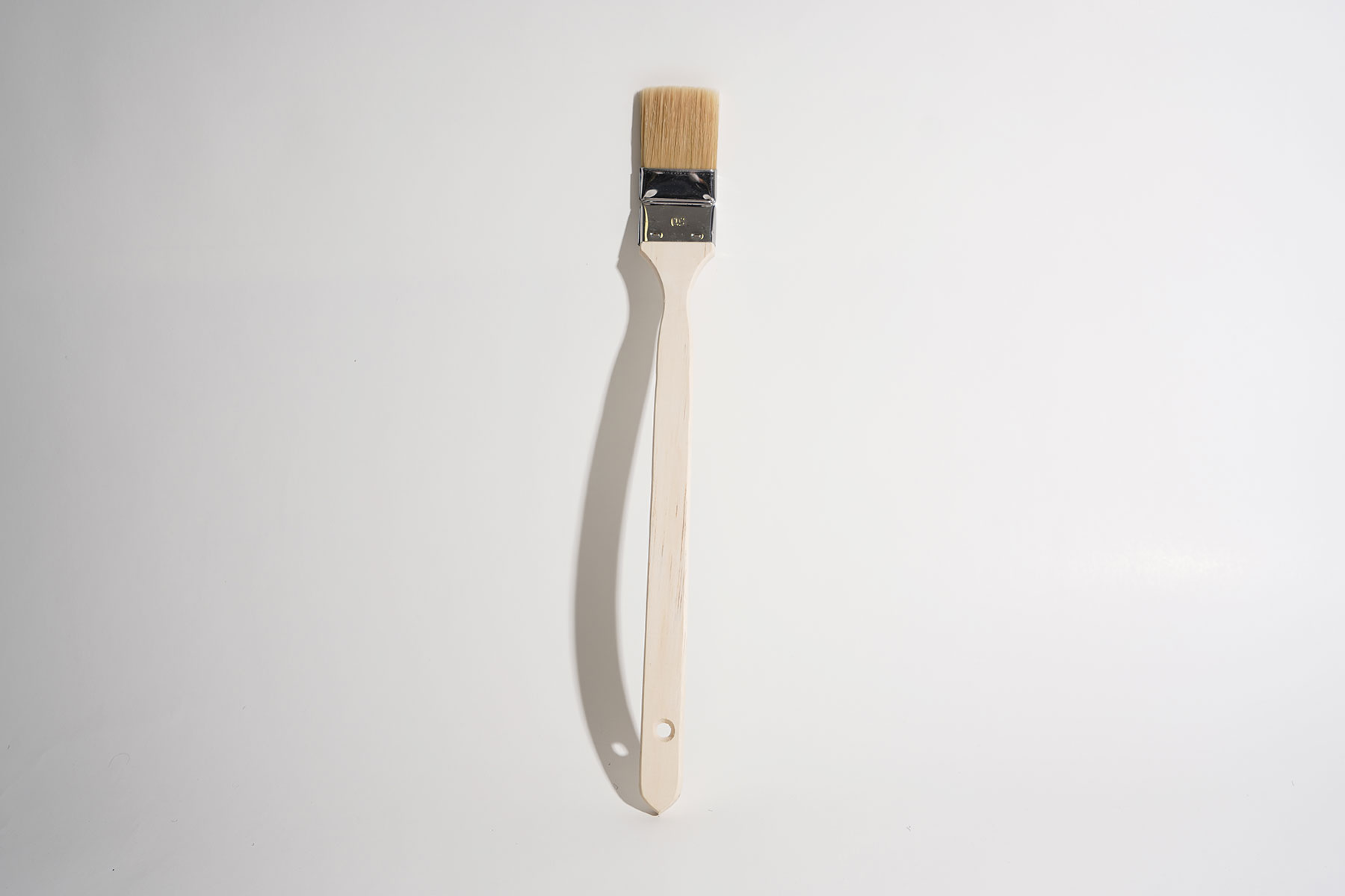             Pincel de esquina de 5cm, mango largo de madera para trabajos de pintura
        