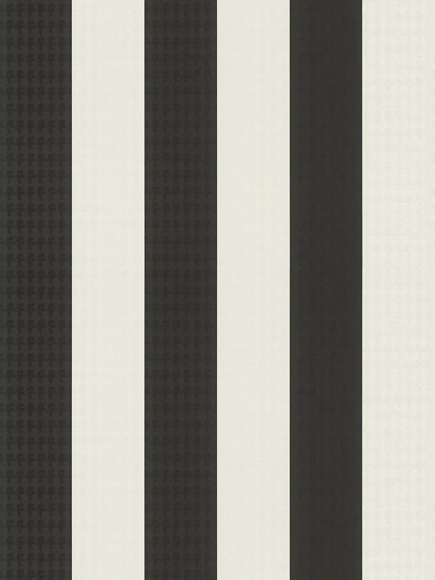 Carta da parati Karl LAGERFELD con motivo a righe e texture - nero, bianco
