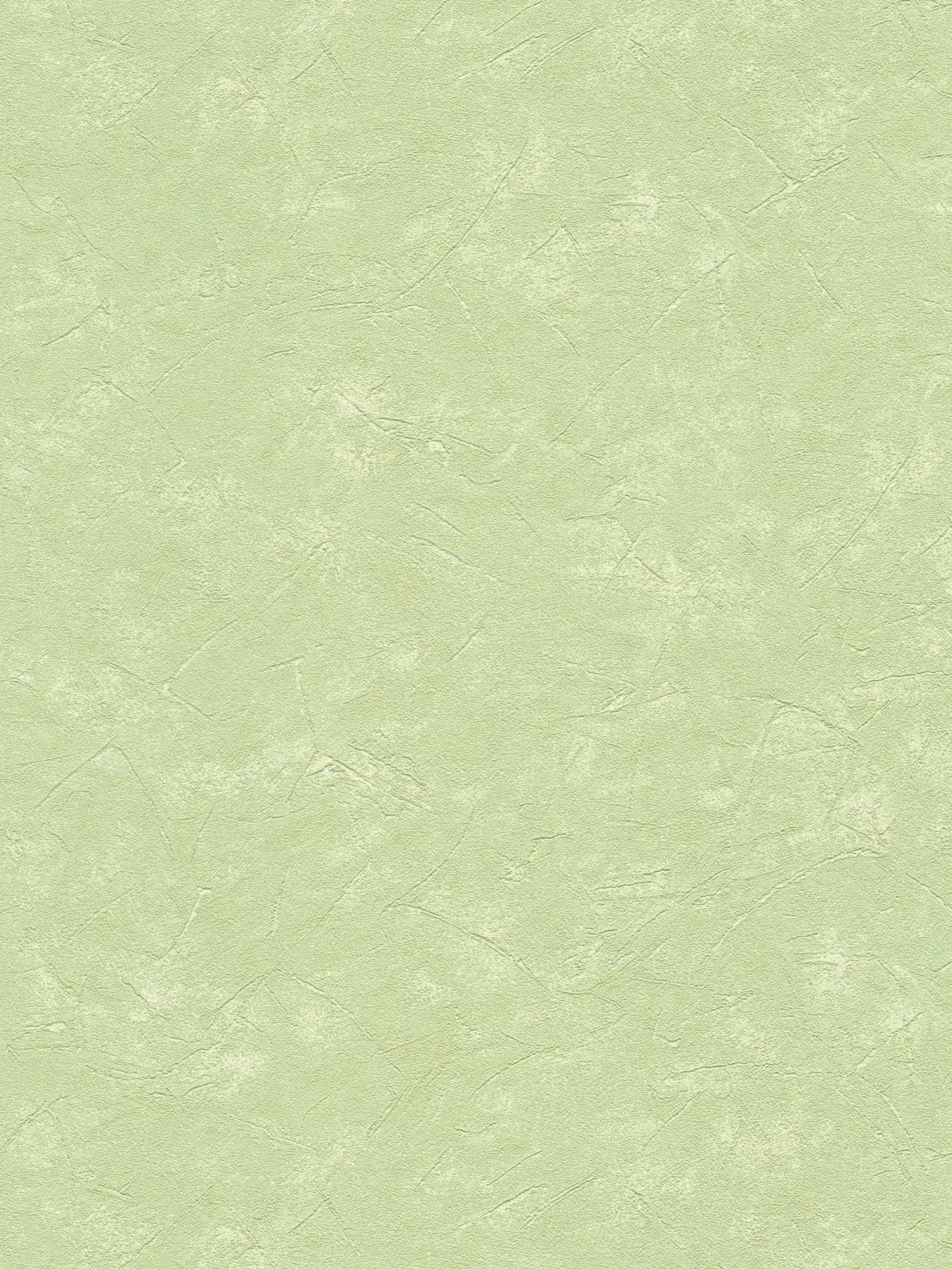 wallpaper plaster look light green with used structure

