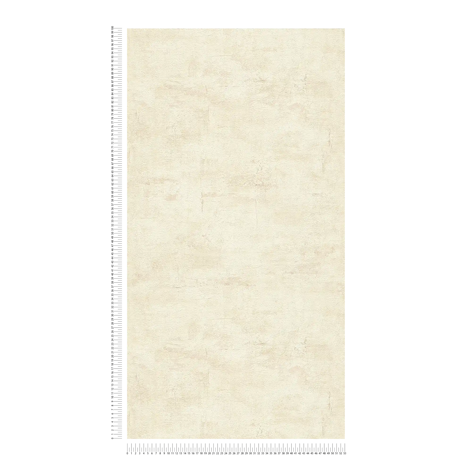             Papier peint texturé à l'aspect plâtre beige clair - beige, marron
        