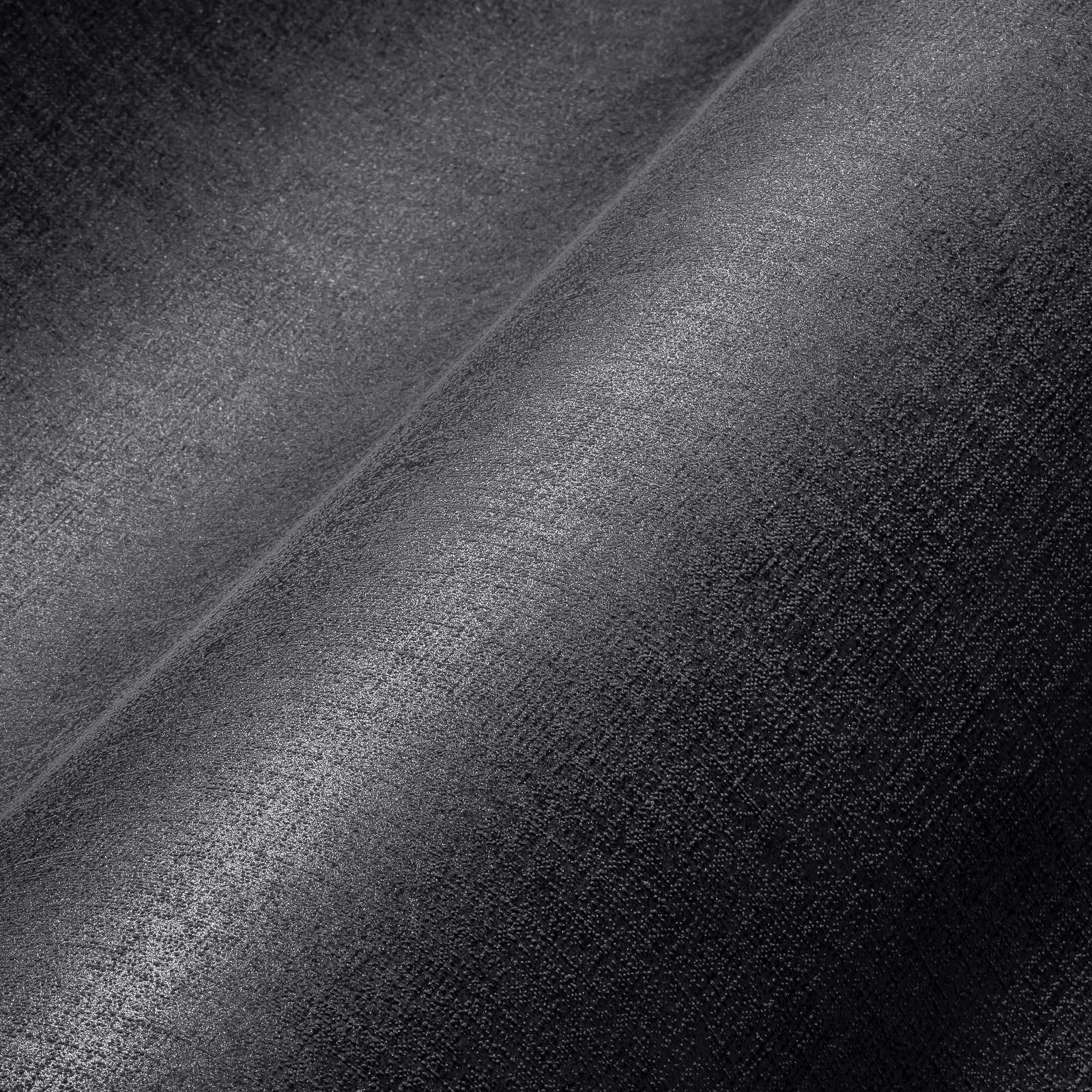            Eenheidsbehang donkergrijs gevlekt met glanseffect - grijs
        