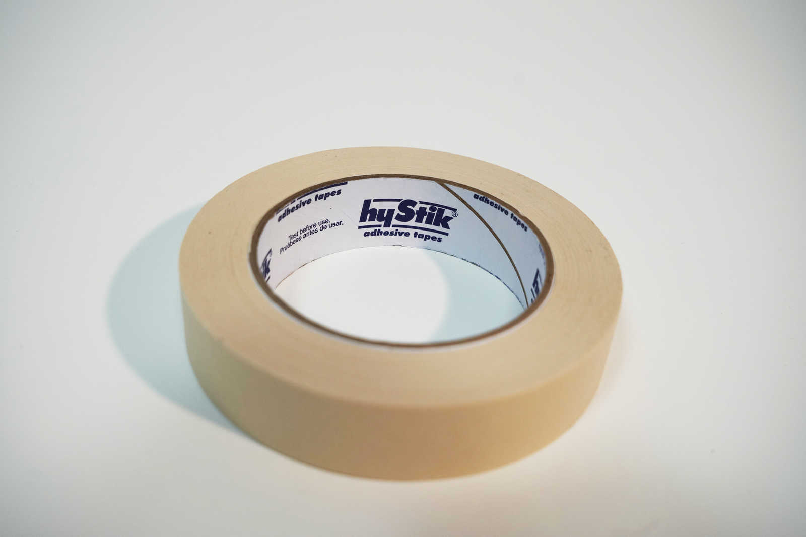             Crepe tape 25mm x 50m in cream
        