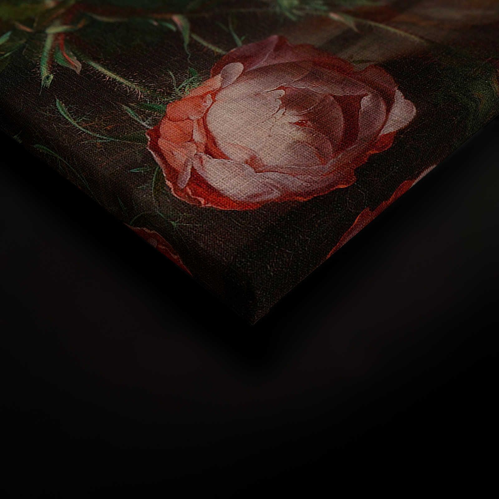             Studio d'artista 3 - Pittura su tela Fiori Natura morta - 0,60 m x 0,90 m
        