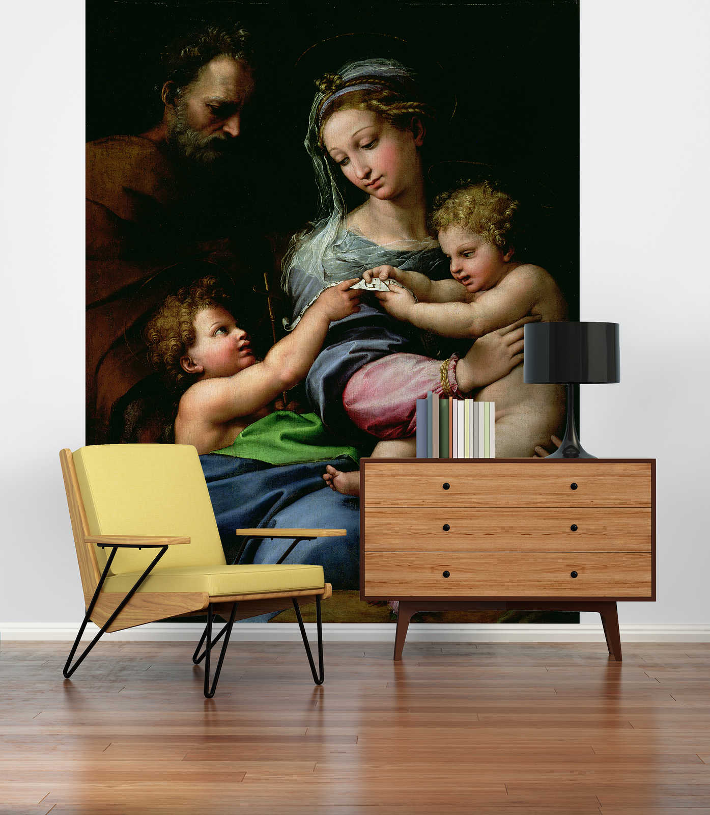             Photo wallpaper "Madonna with the Roseum" by Raphael
        
