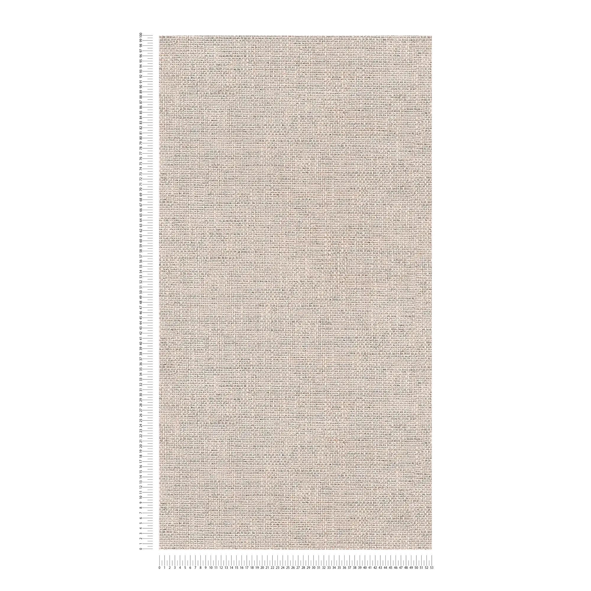             Papel pintado de aspecto de lino arpillera gruesa - Marrón, Blanco
        