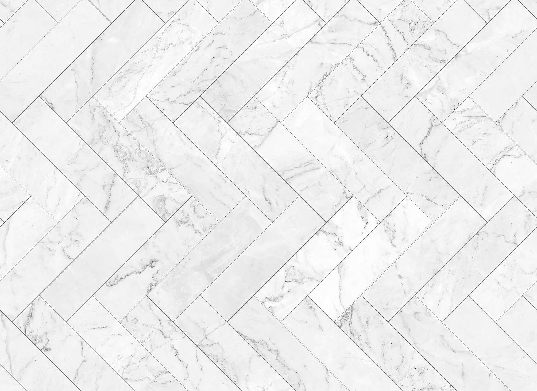             Papier peint marbre Motif carrelage - gris, blanc, noir
        