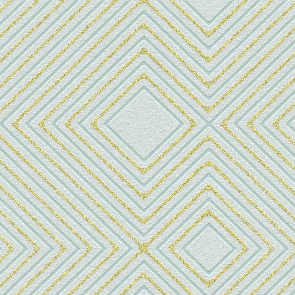             Metallic accent & texture pattern wallpaper - green
        