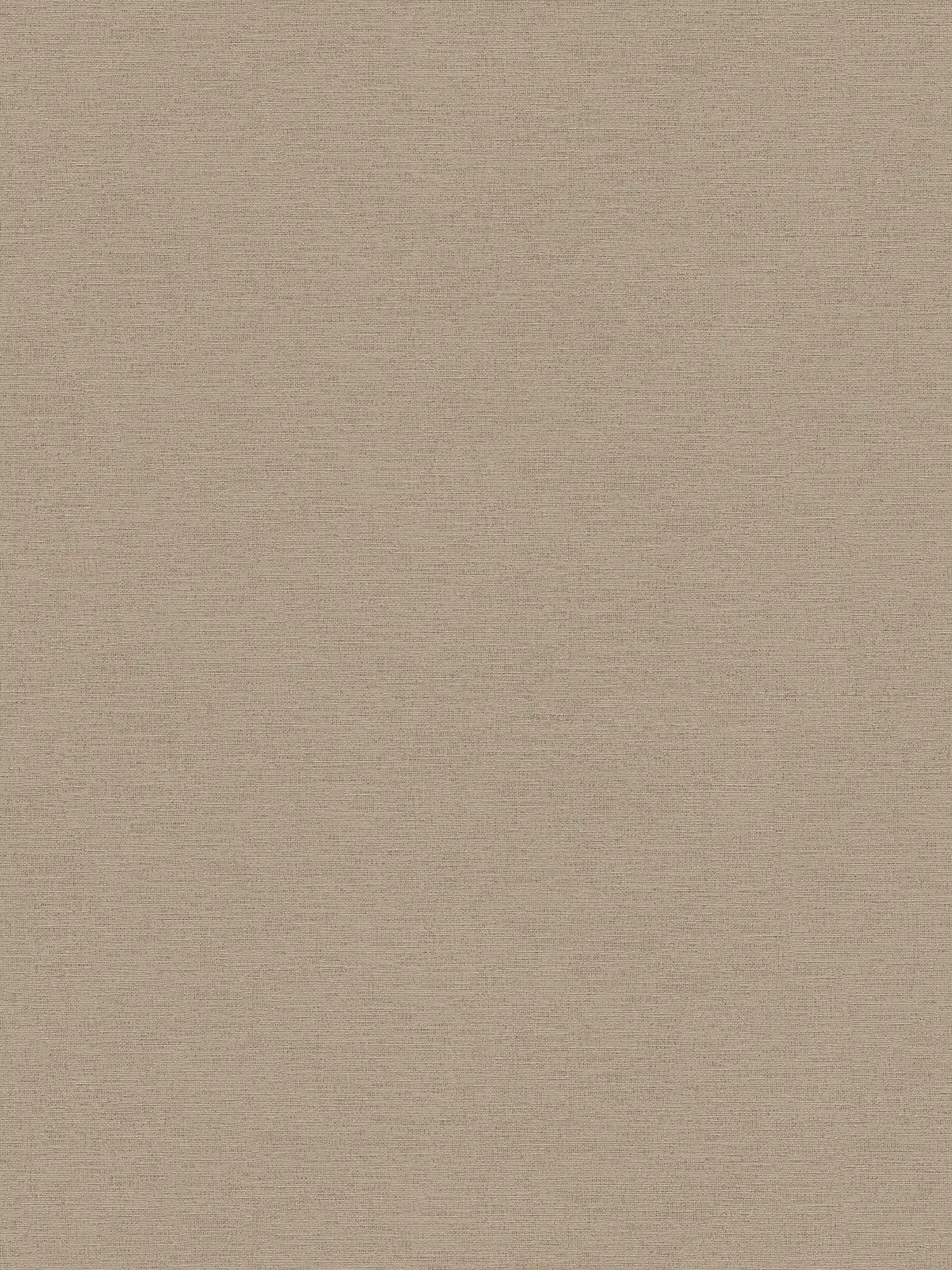 Papel pintado de aspecto de lino de color marrón-beige en diseño vintage
