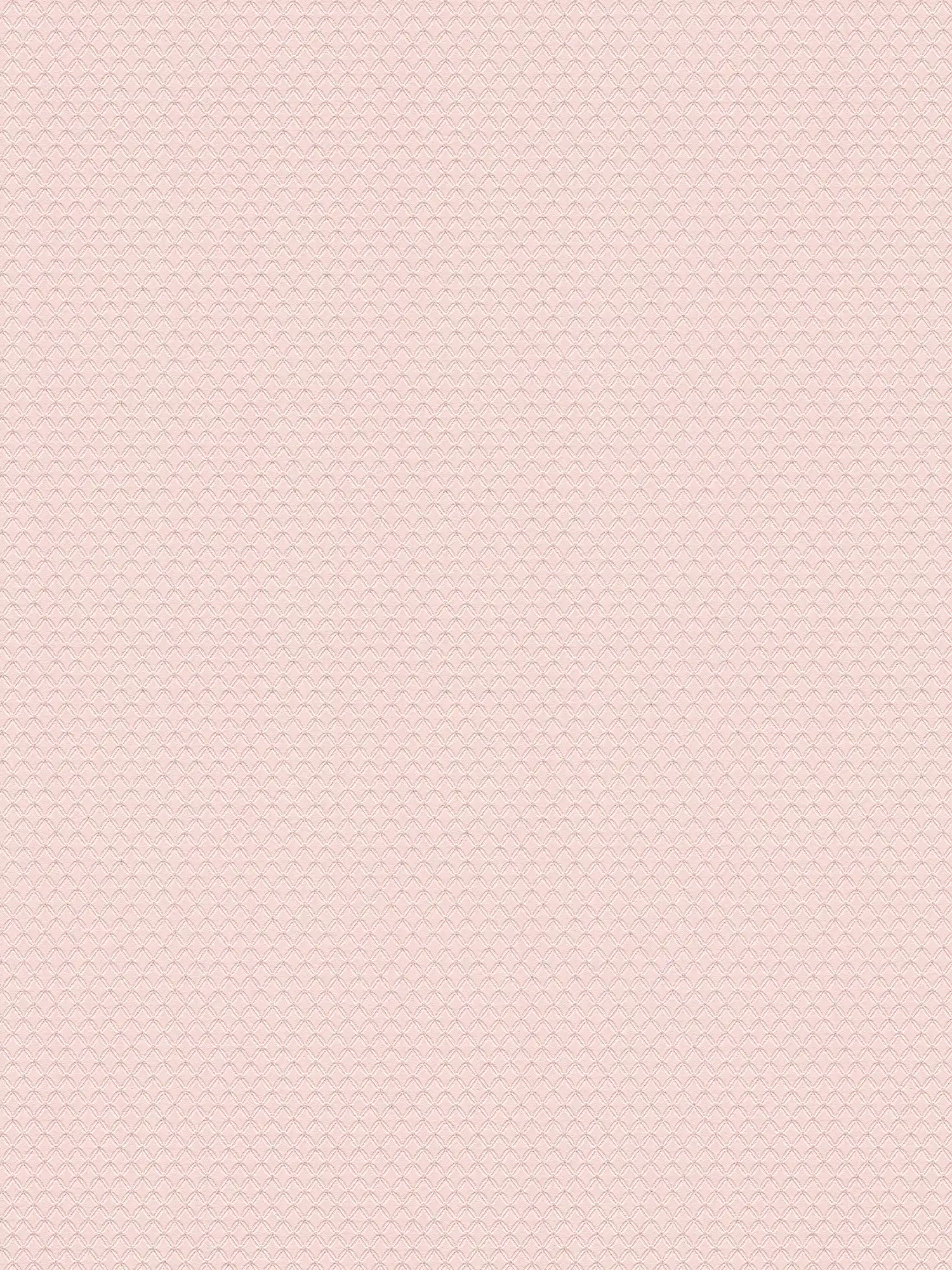 Carta da parati glitterata con struttura a rombi leggeri - rosa, viola
