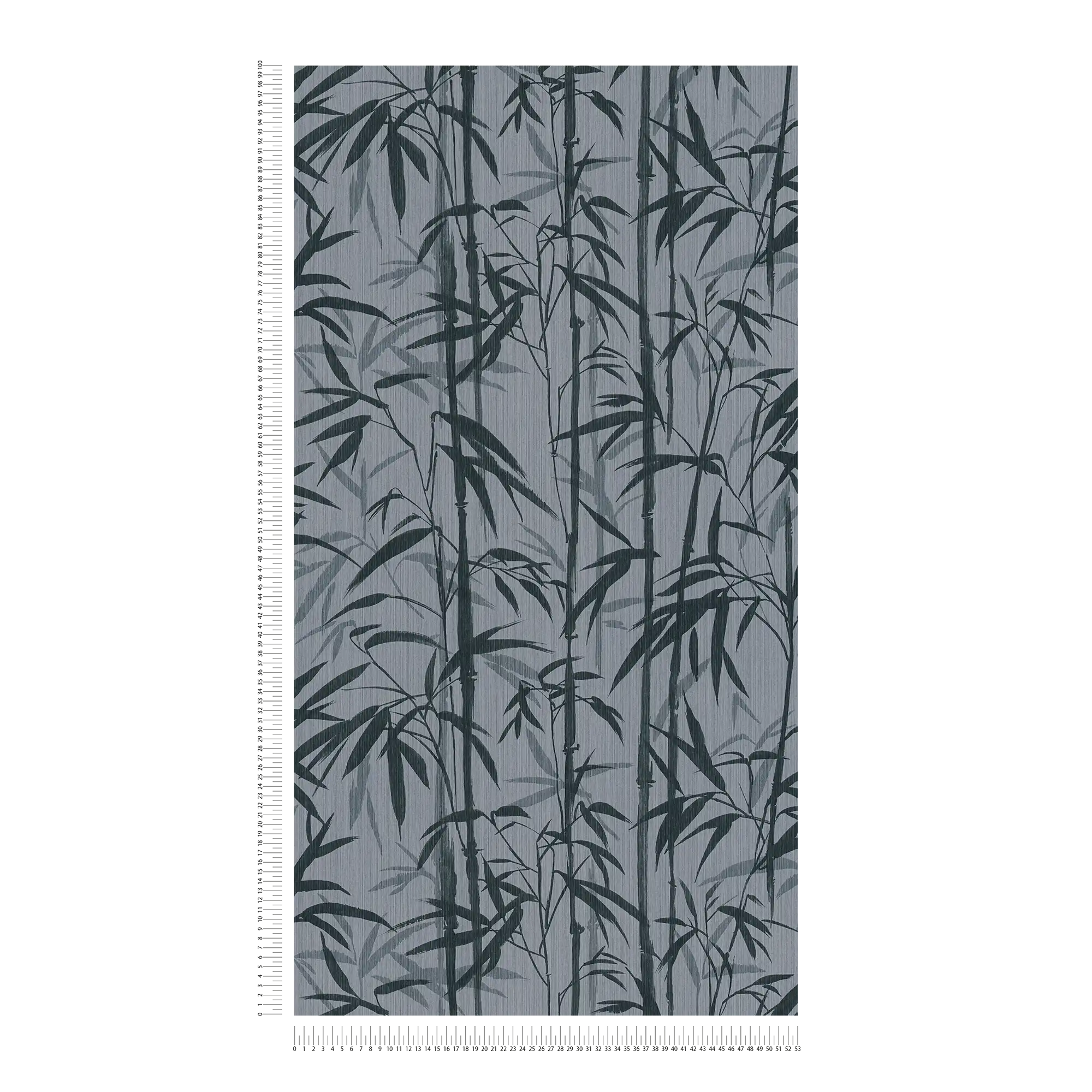             MICHALSKY papier peint intissé motif bambou naturel - gris, noir
        
