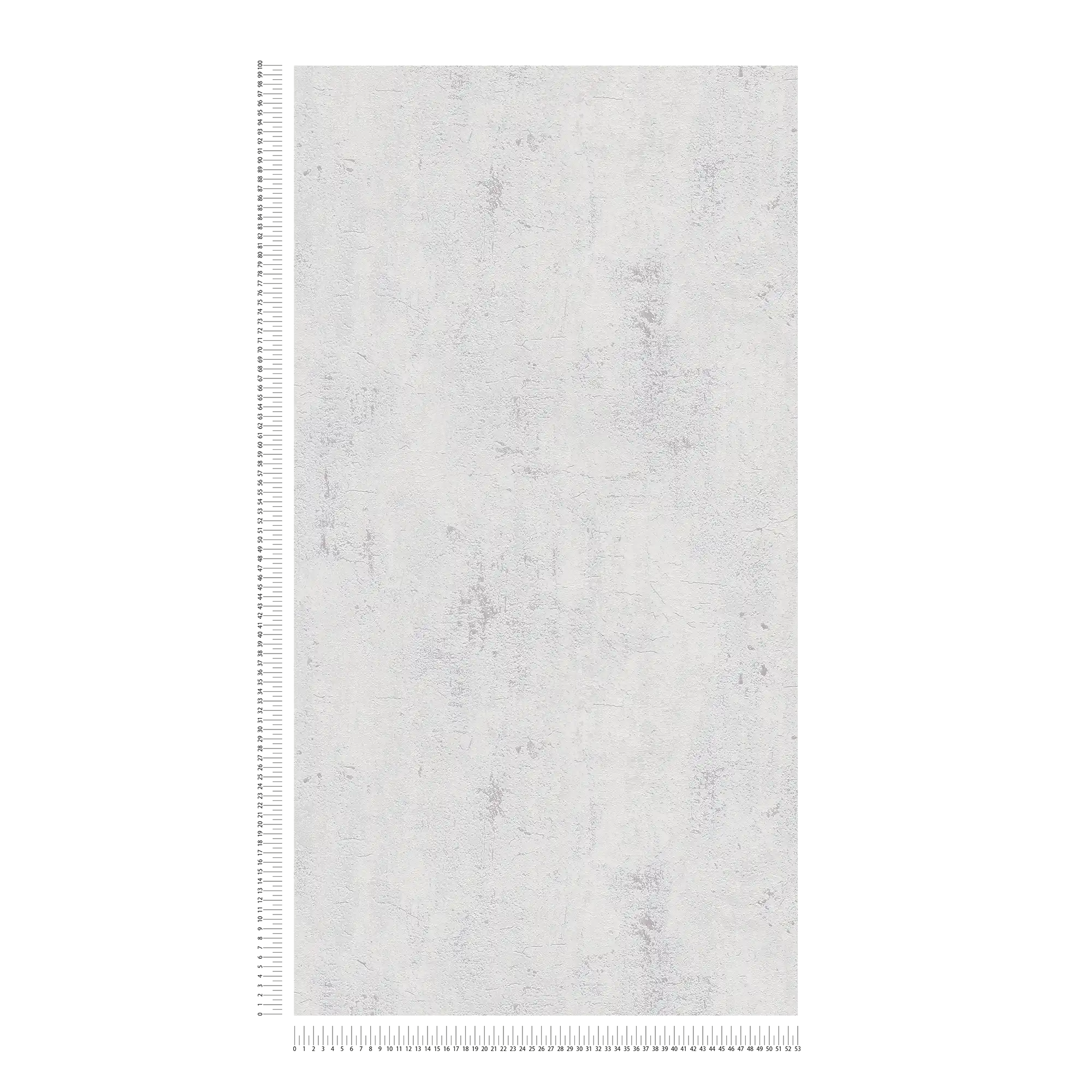             Carta da parati neutra con effetto intonaco in stile rustico - beige, bianco
        