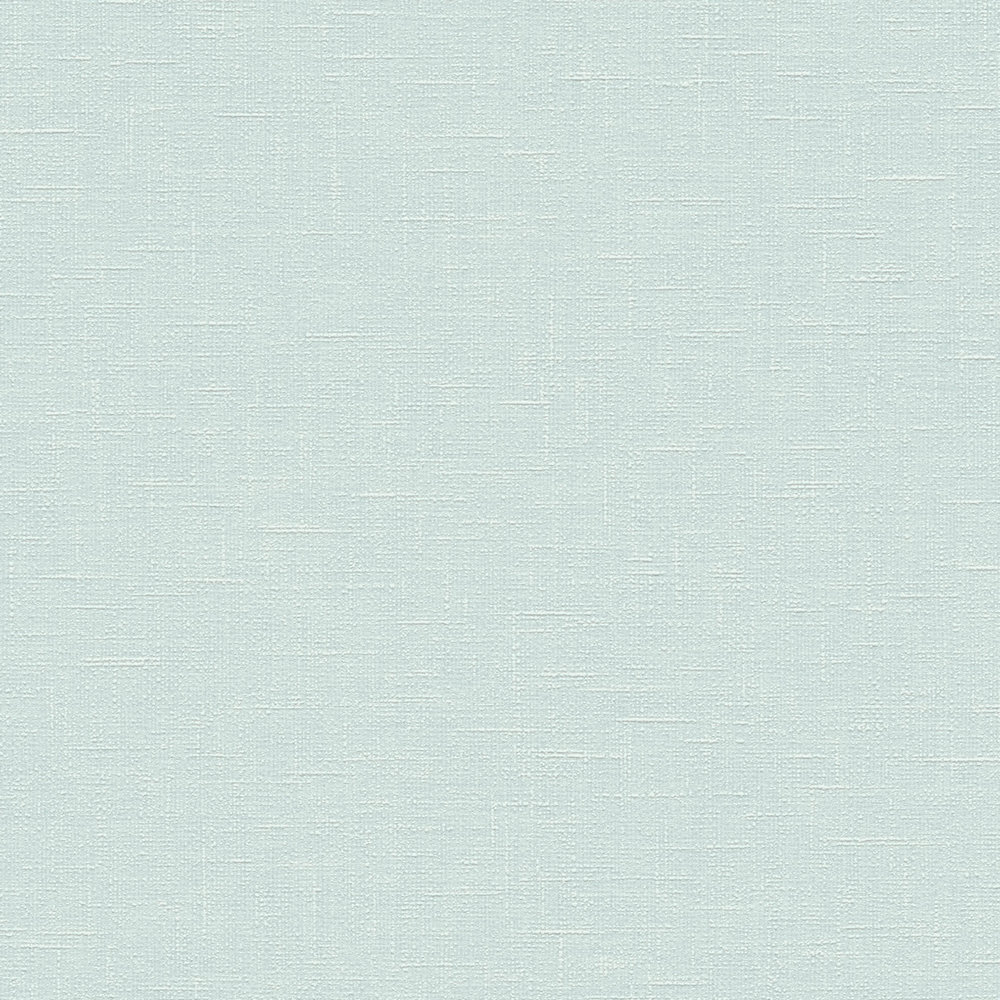             Papier peint turquoise clair blanc chiné avec structure textile
        
