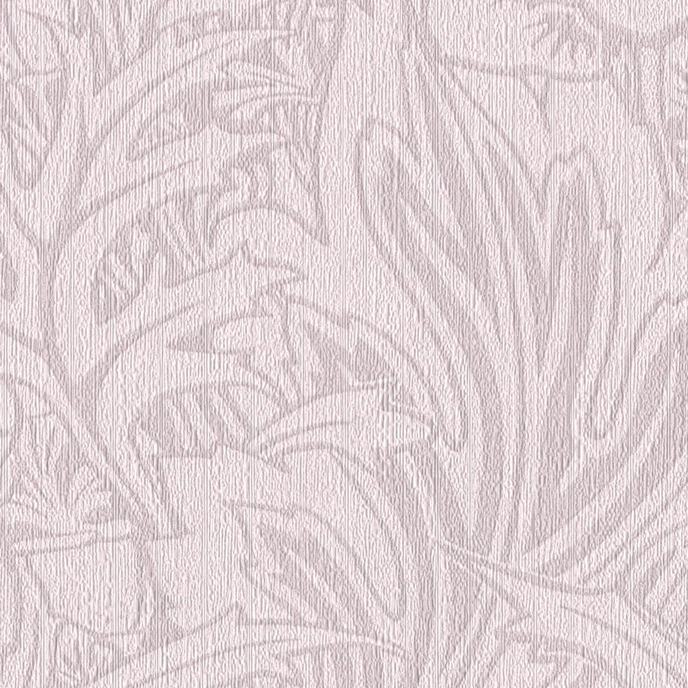             Bloemen behang art nouveau patroon, effen & mat
        