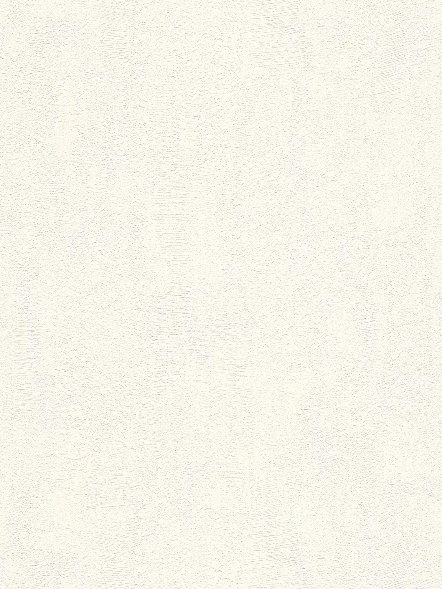 papier peint en papier structuré à l'aspect crépi fin - blanc, crème
