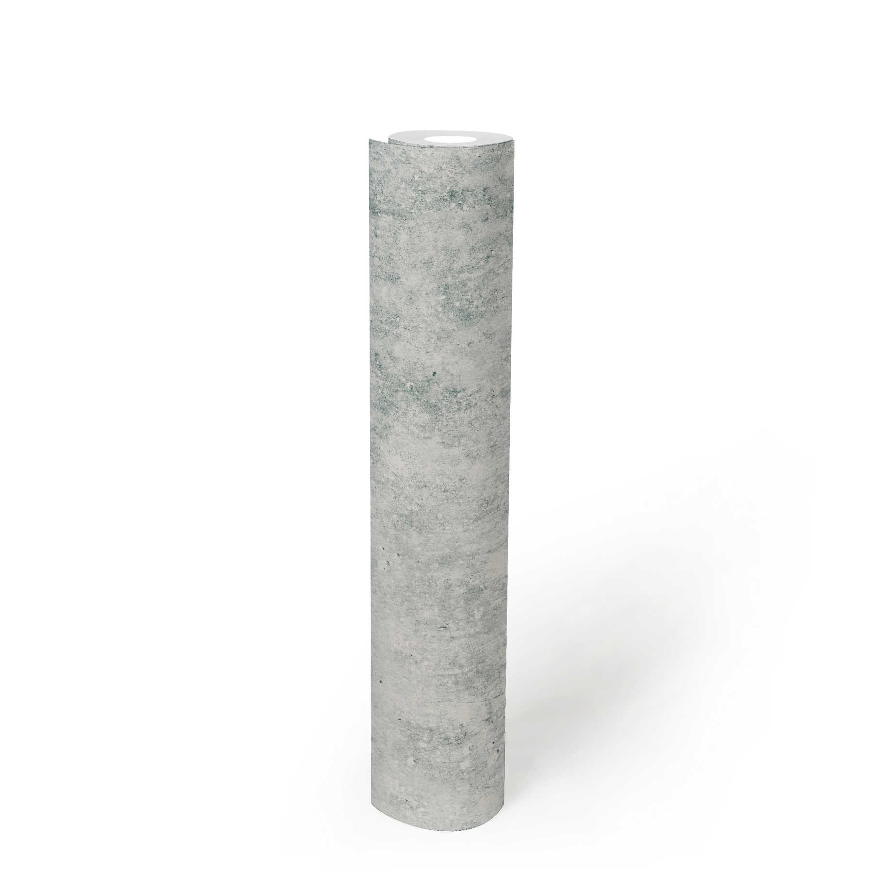             Papel pintado de hormigón ligero con aspecto de superficie rugosa - gris
        