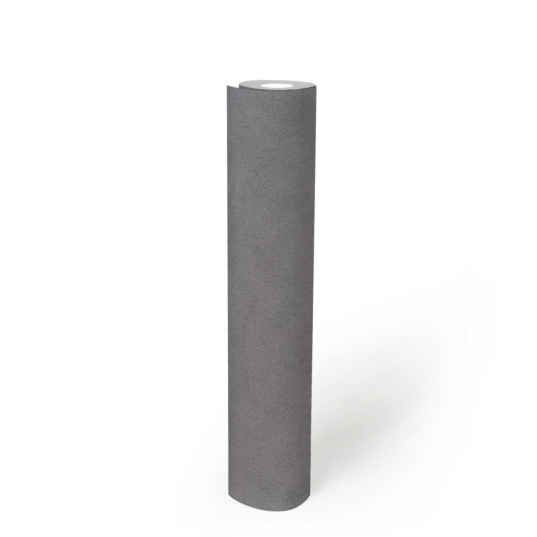            Non-woven wallpaper smooth grey mottled with stone look
        