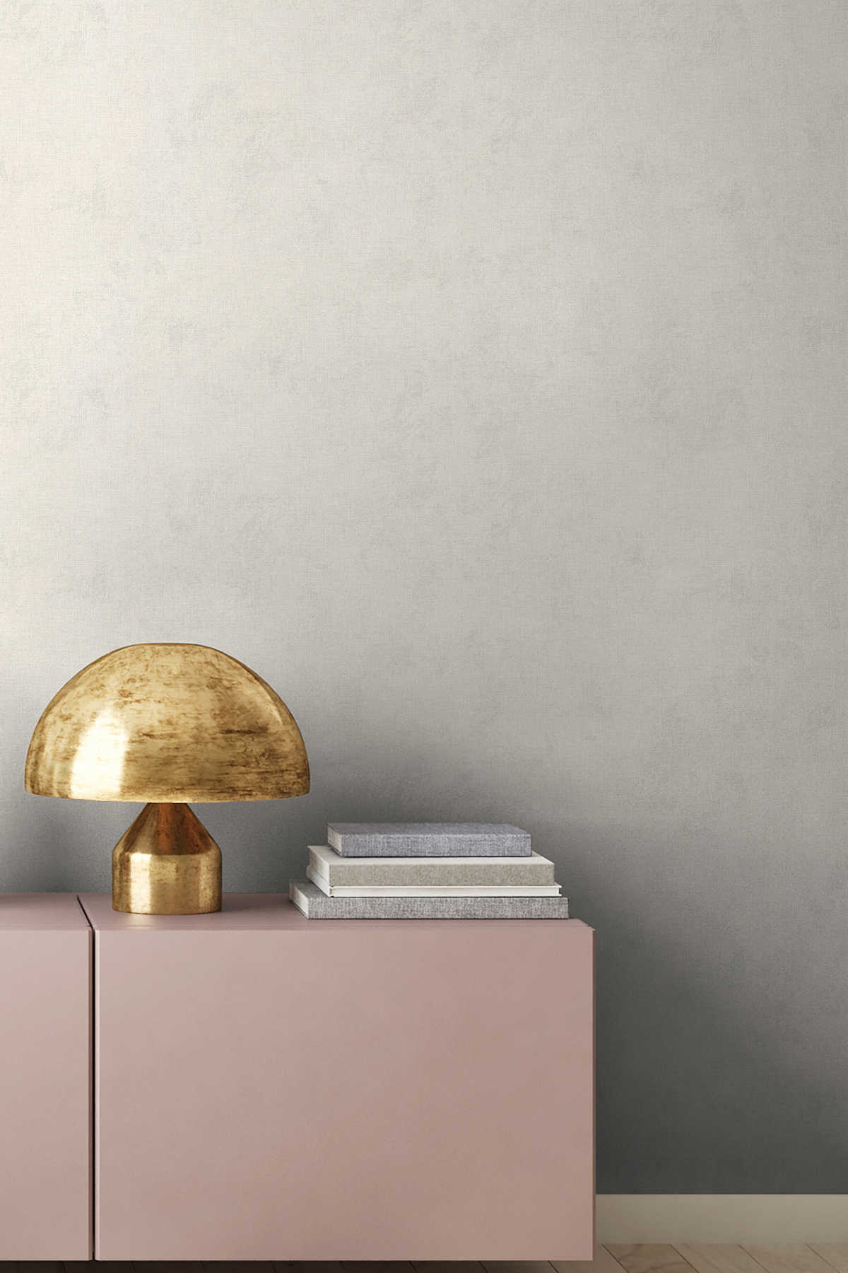             Linen look wallpaper plain, neutral - cream
        