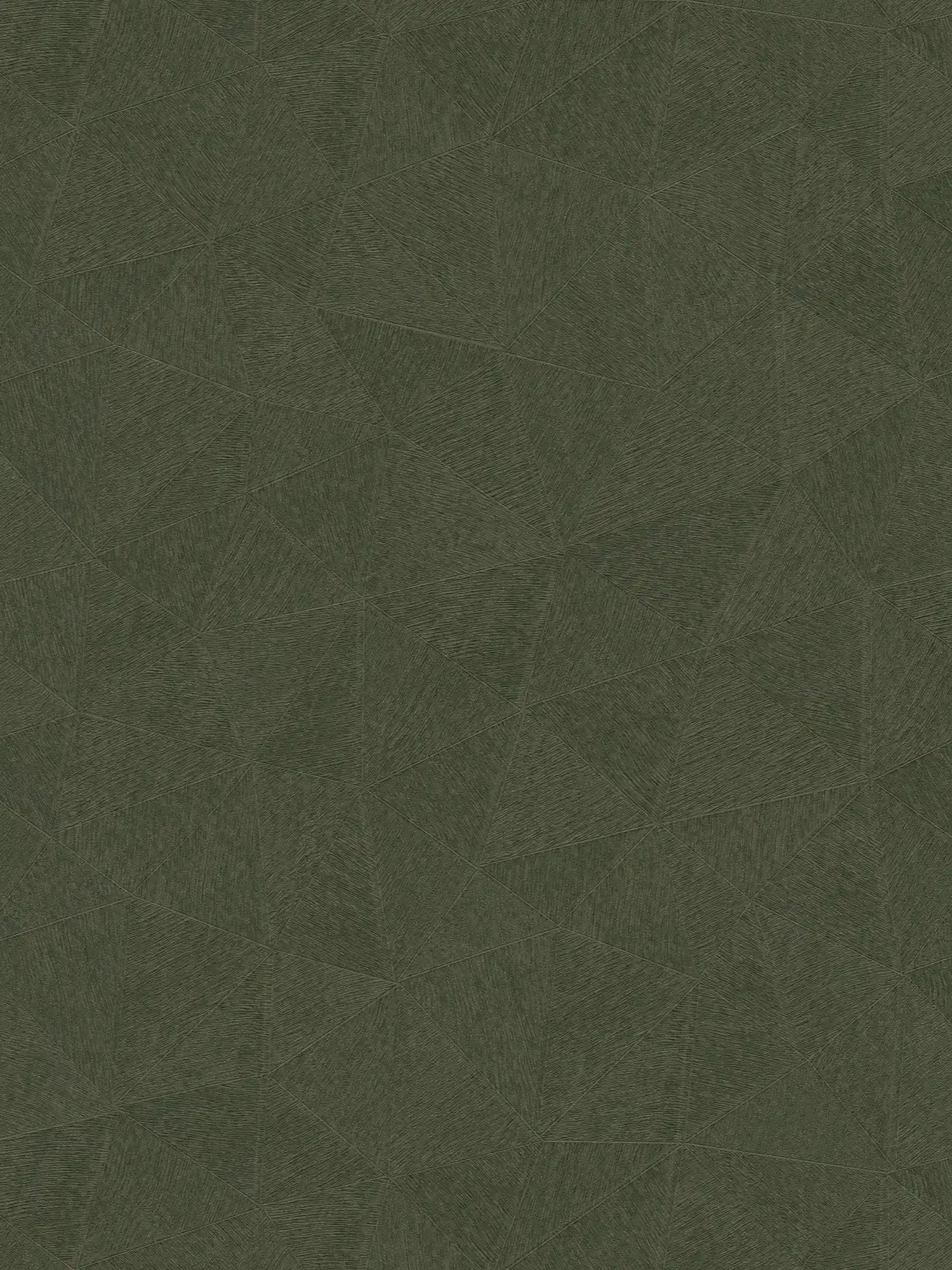 Non-woven wallpaper with subtle graphic pattern - green
